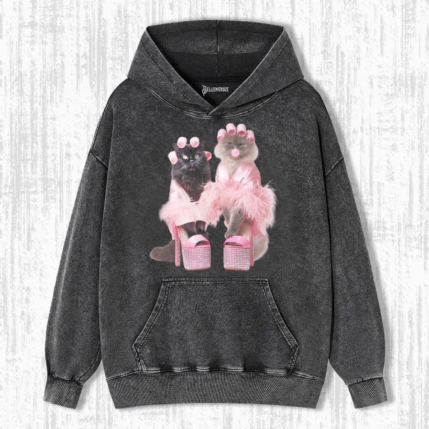 WACKY CAT HOODIE 