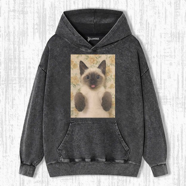 WACKY CAT HOODIE 