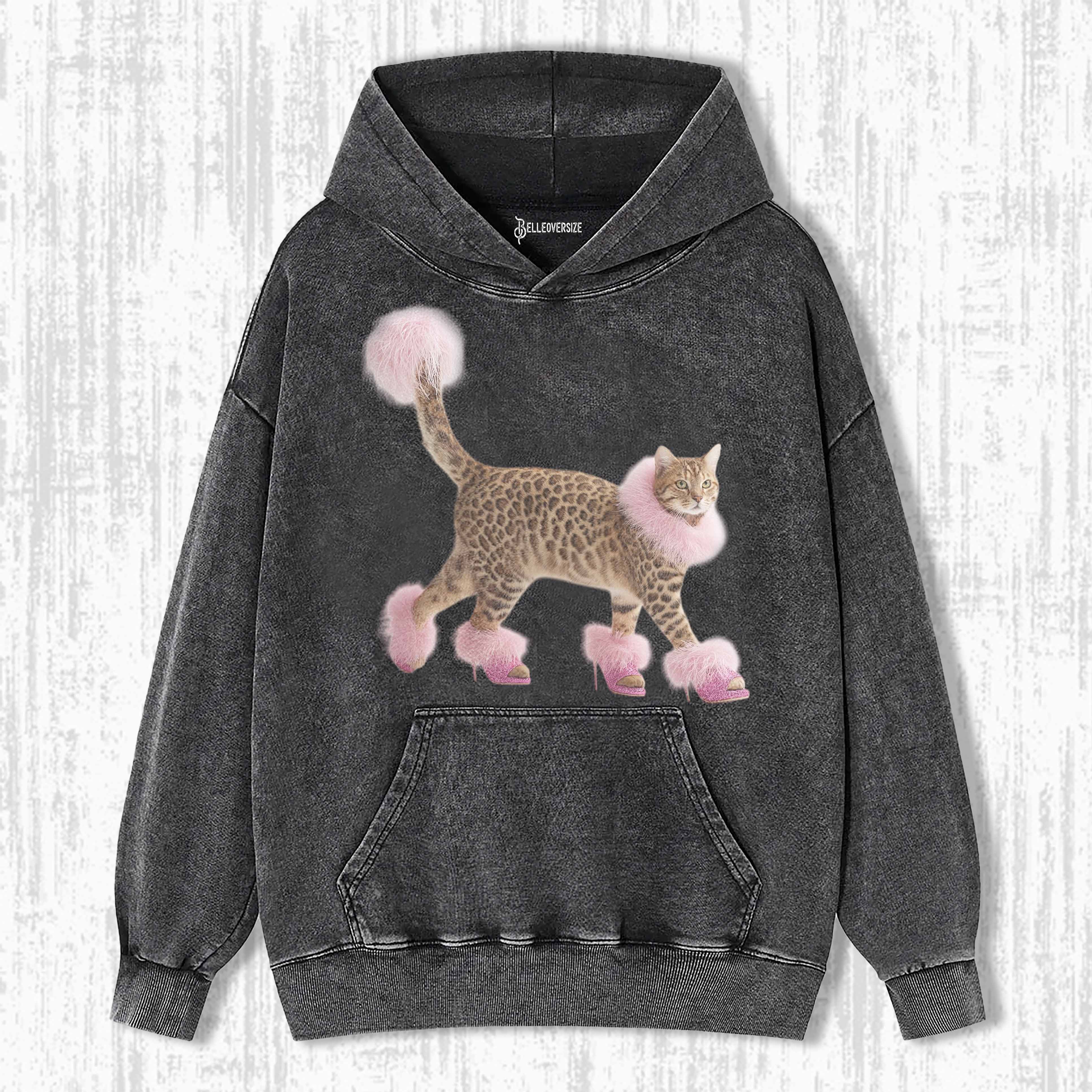 WACKY CAT  HOODIE