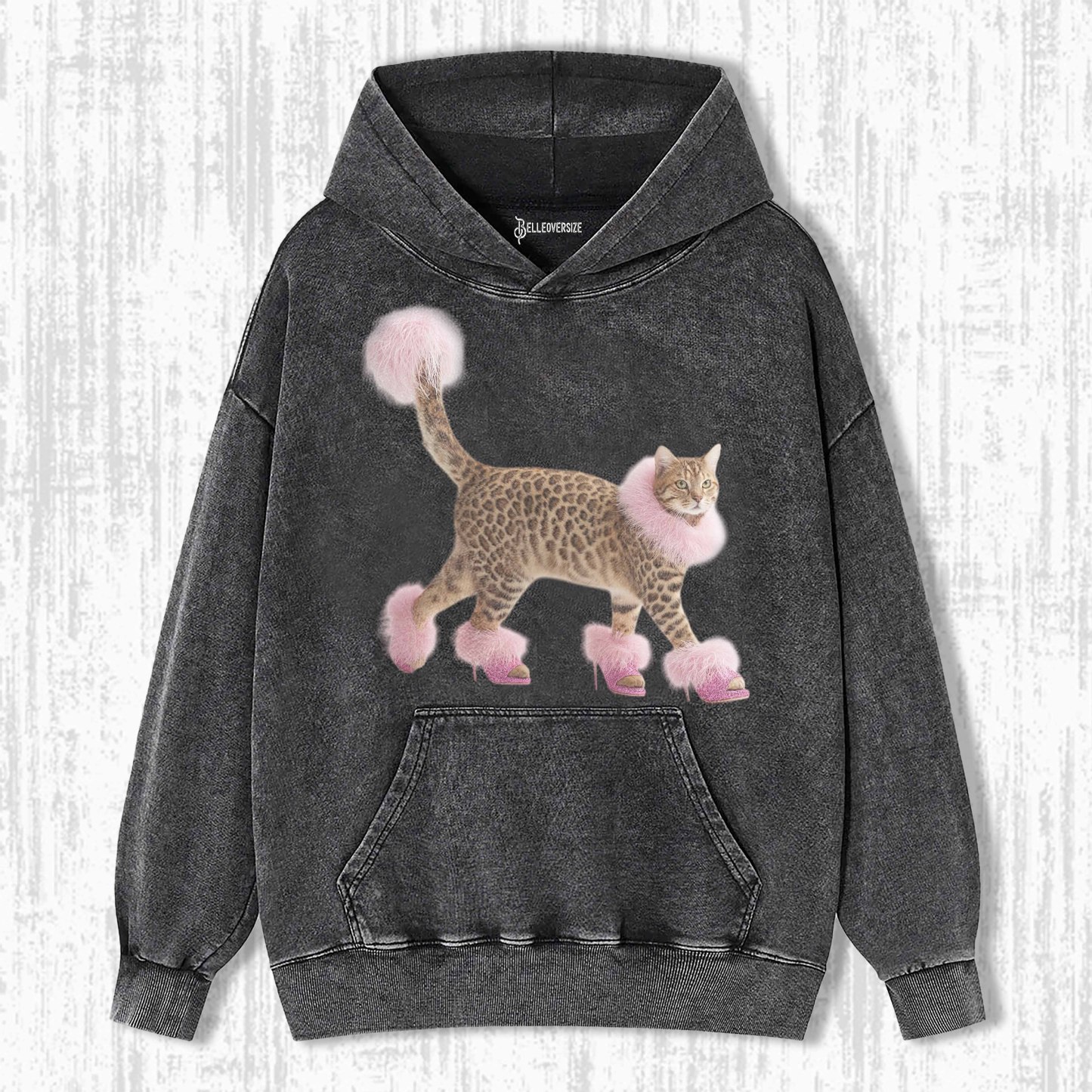 WACKY CAT  HOODIE