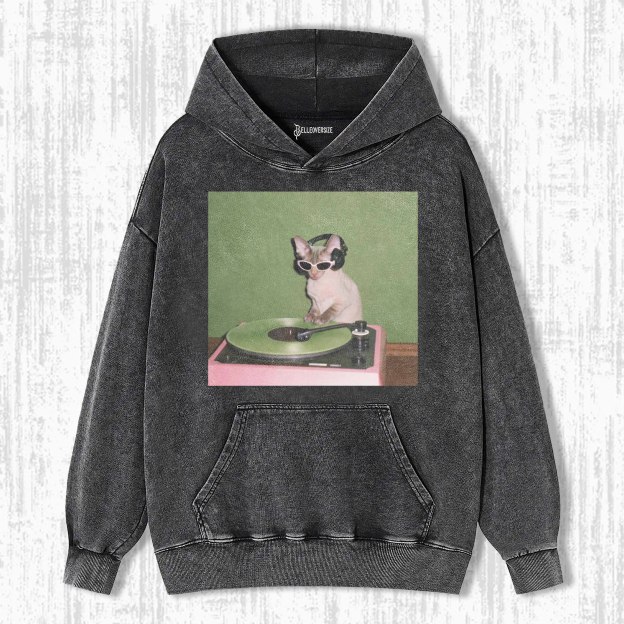 WACKY CAT HOODIE