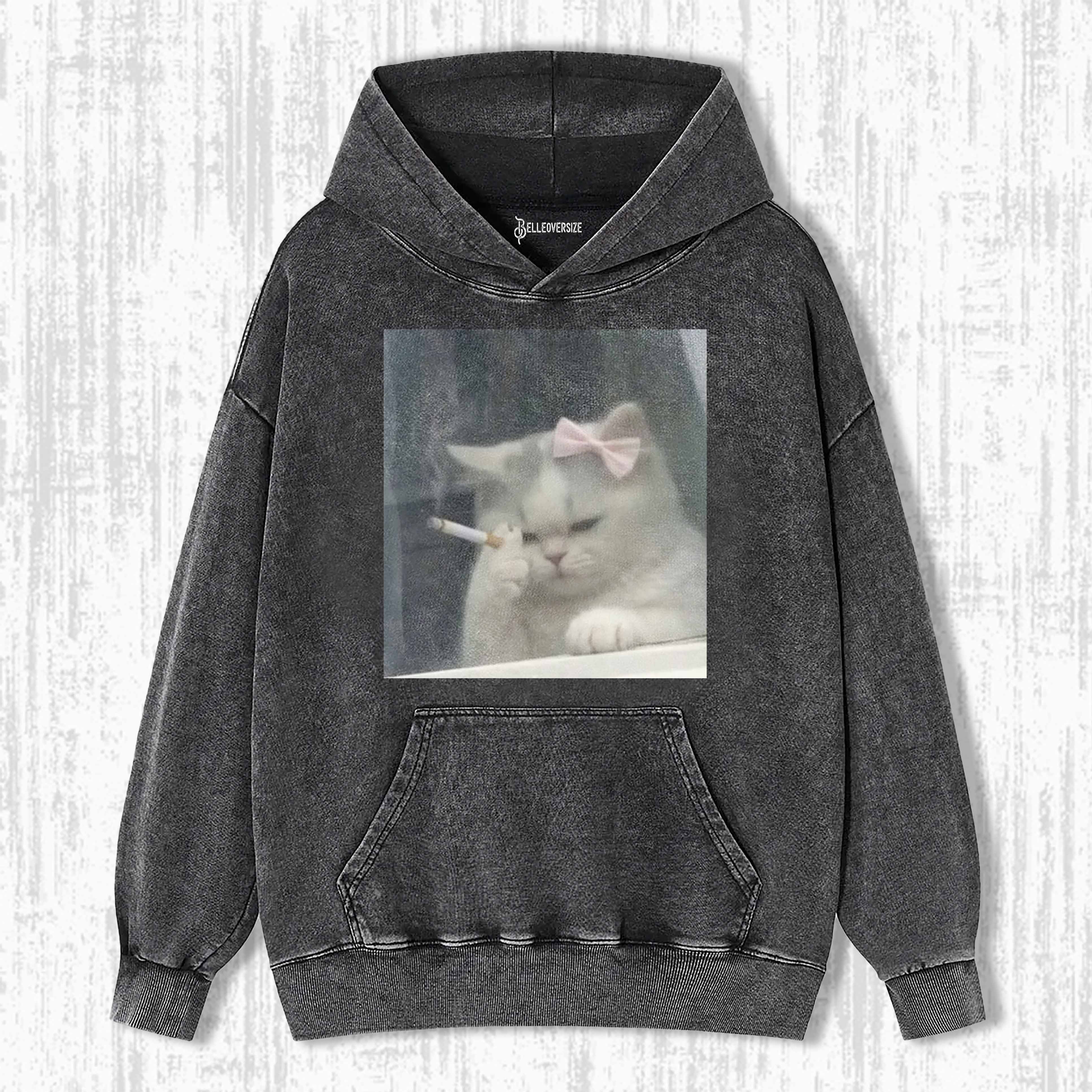 WACKY CAT HOODIE 