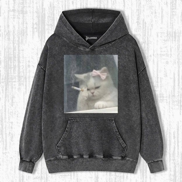 WACKY CAT HOODIE 