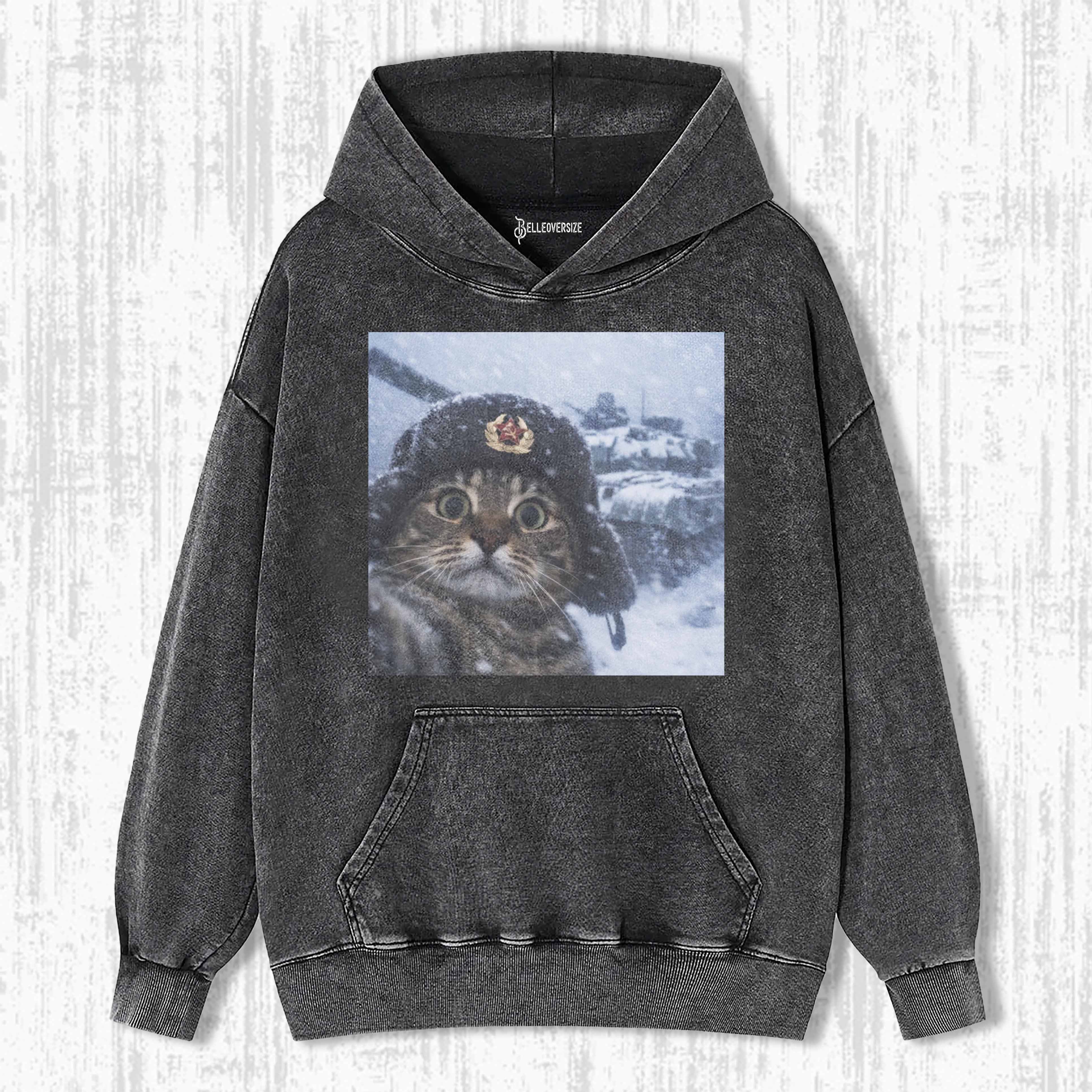 WACKY CAT HOODIE 