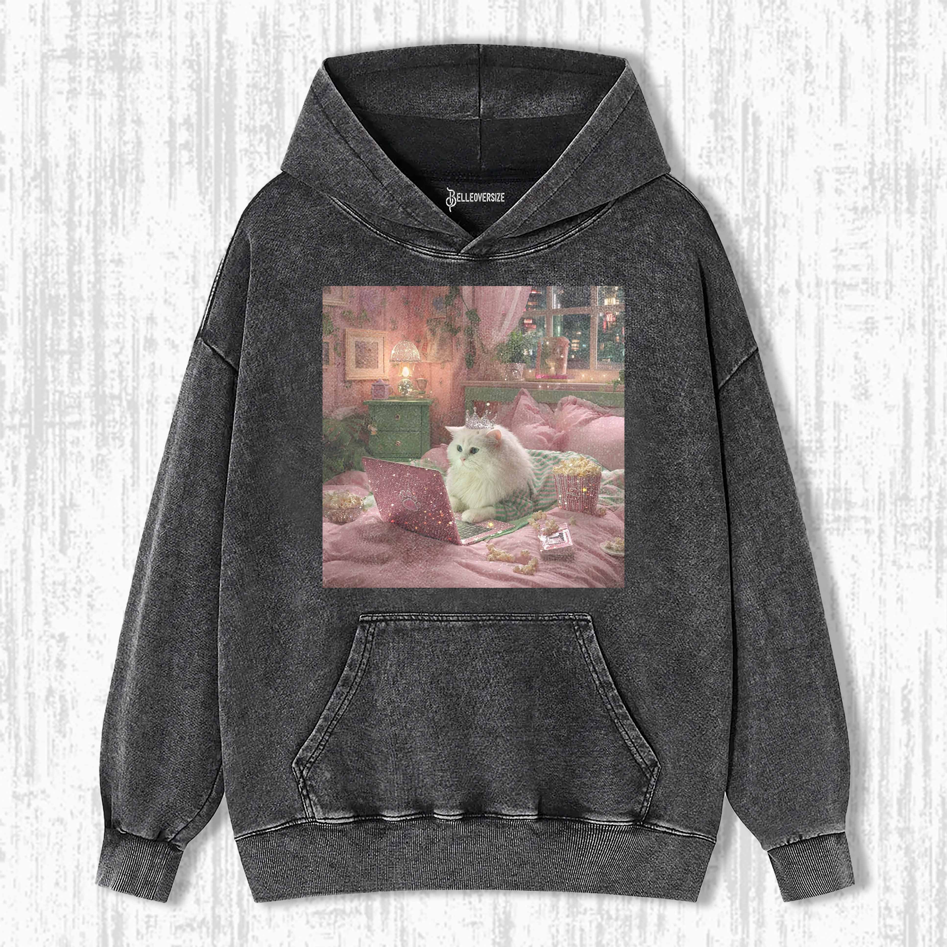 WACKY CAT HOODIE 