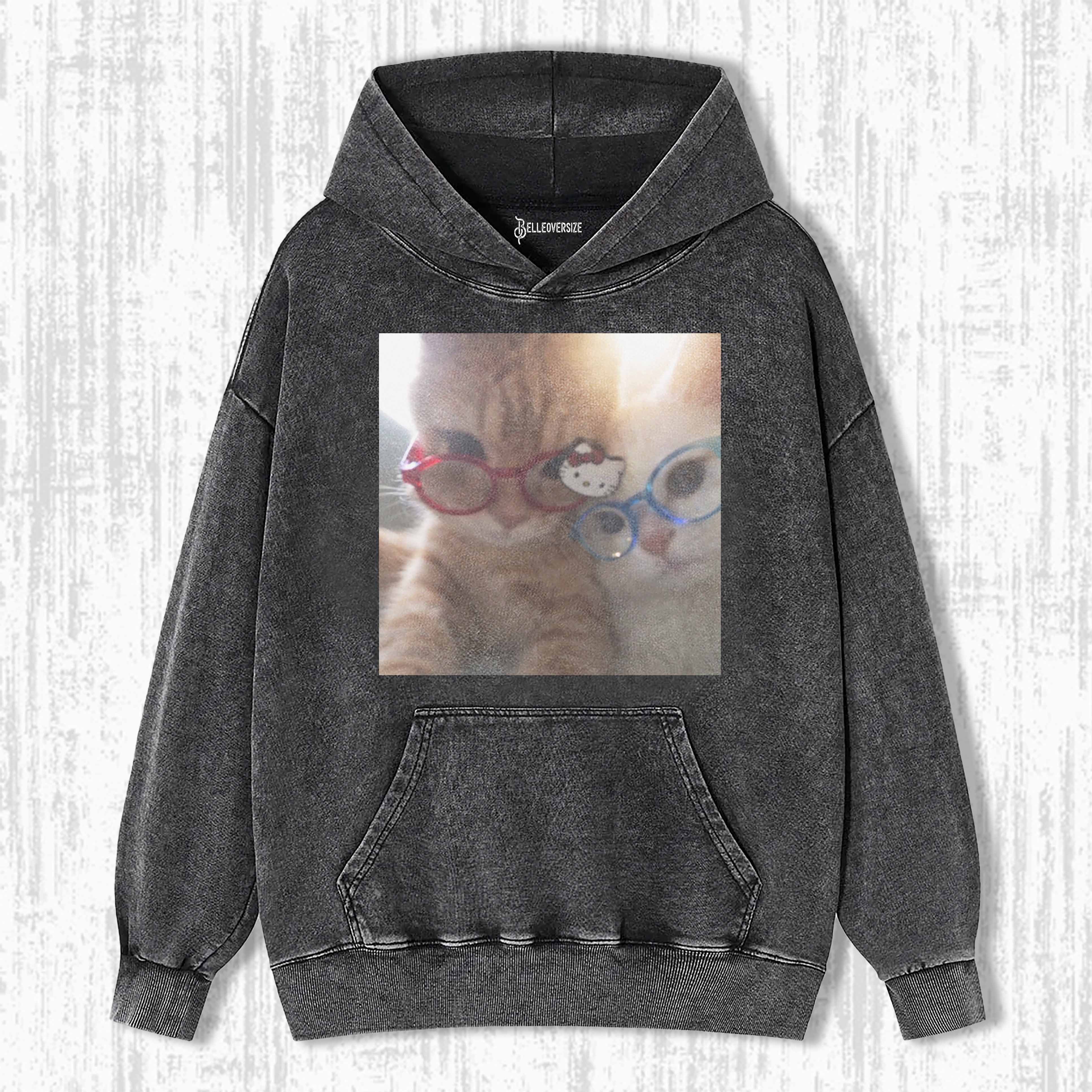 WACKY CAT HOODIE 