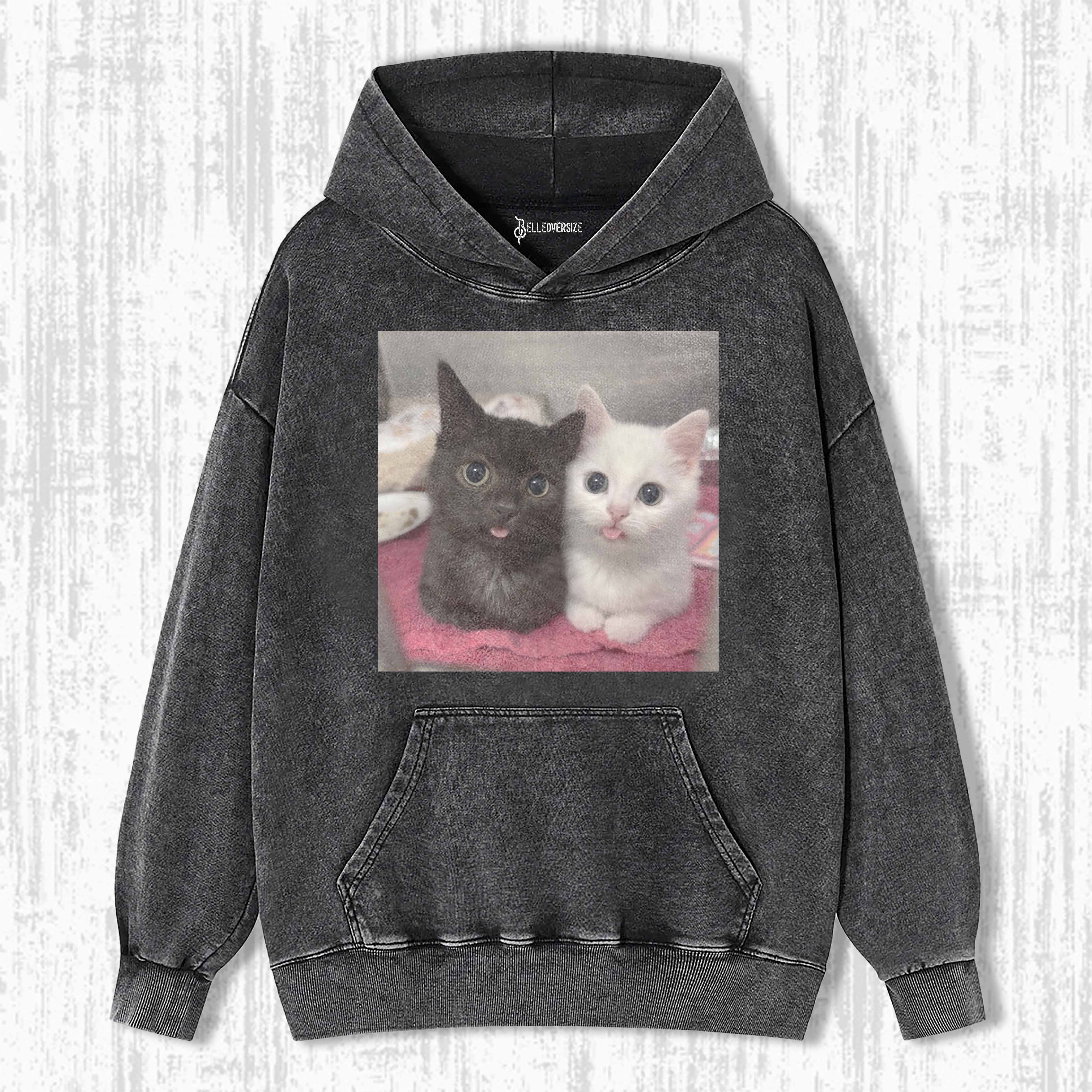 WACKY CAT HOODIE 