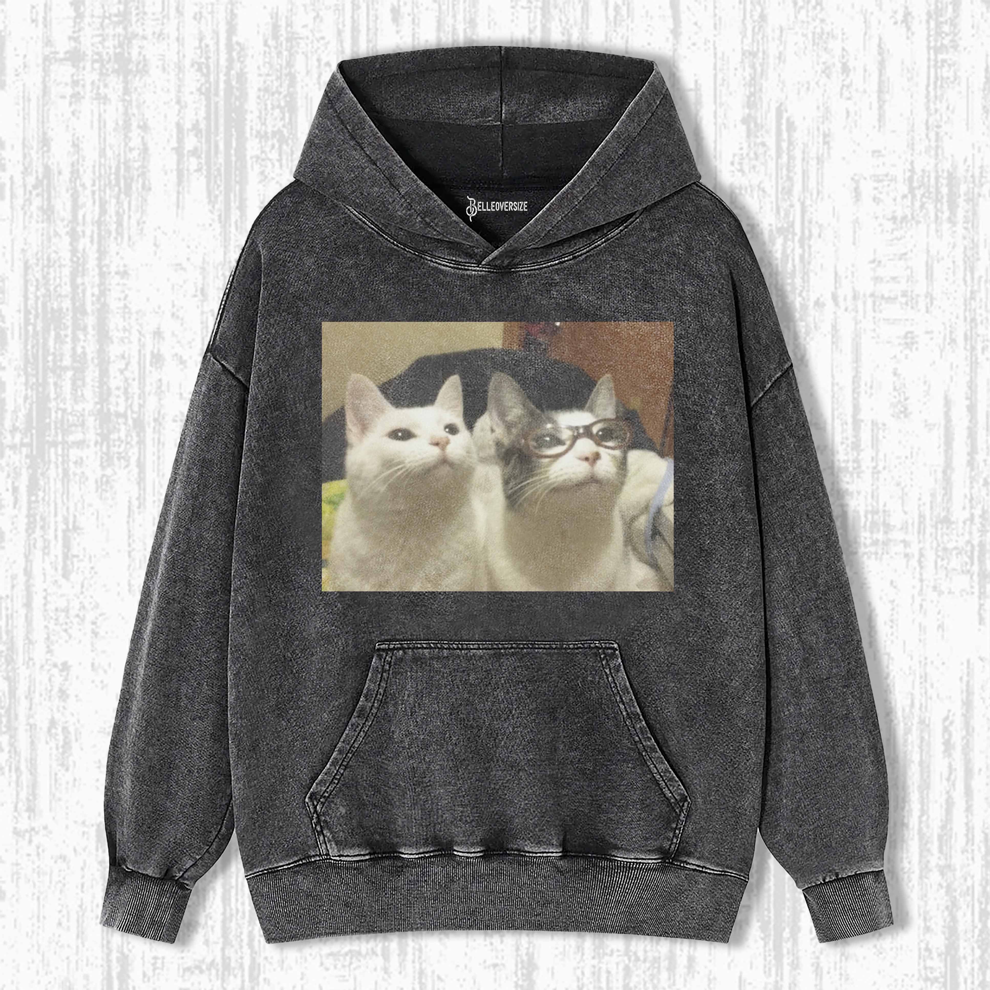 WACKY CAT HOODIE 