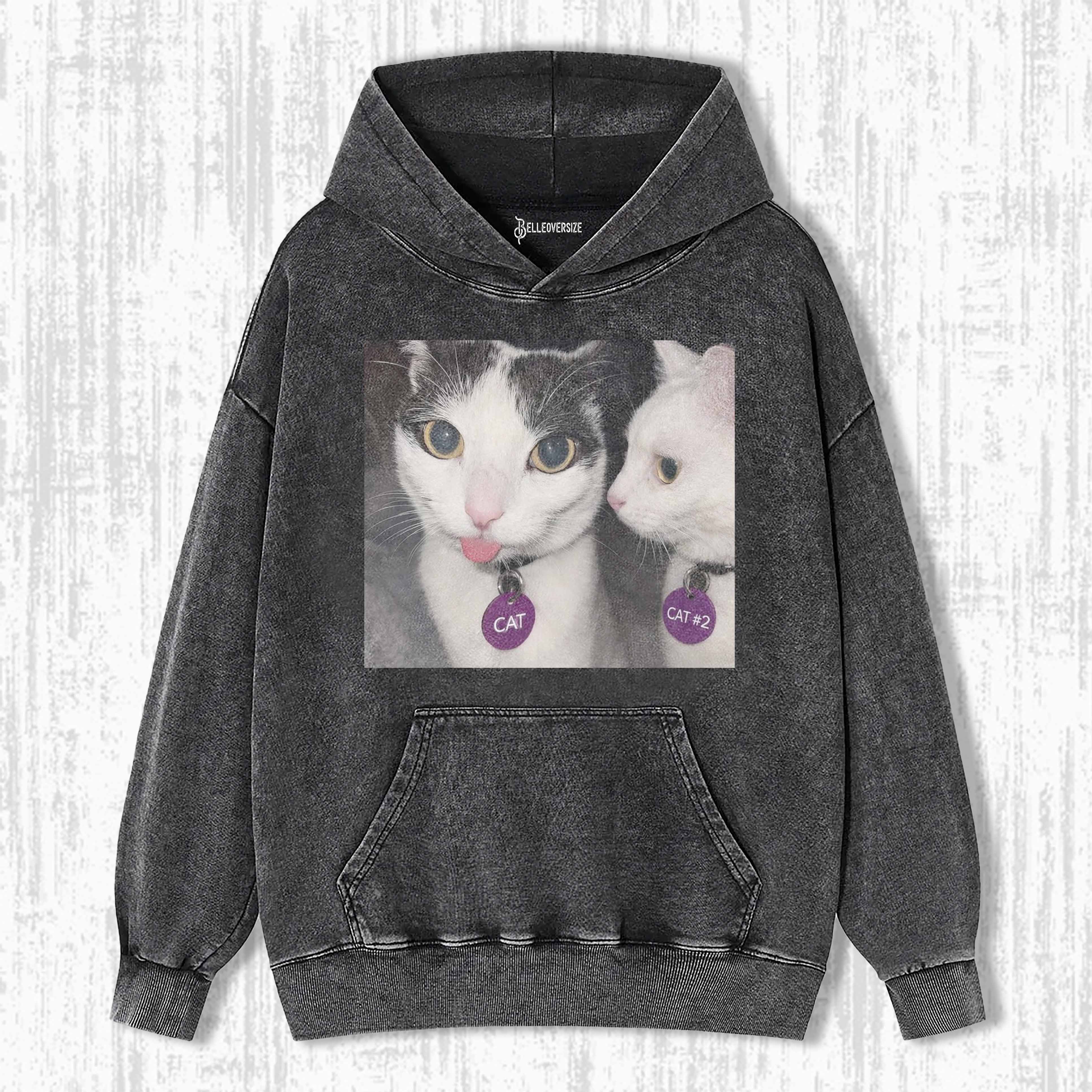 WACKY CAT HOODIE 