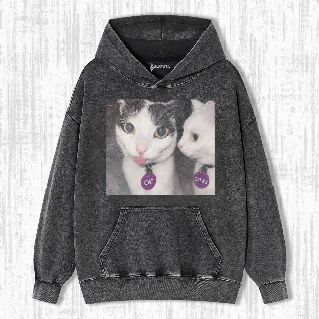 WACKY CAT HOODIE 