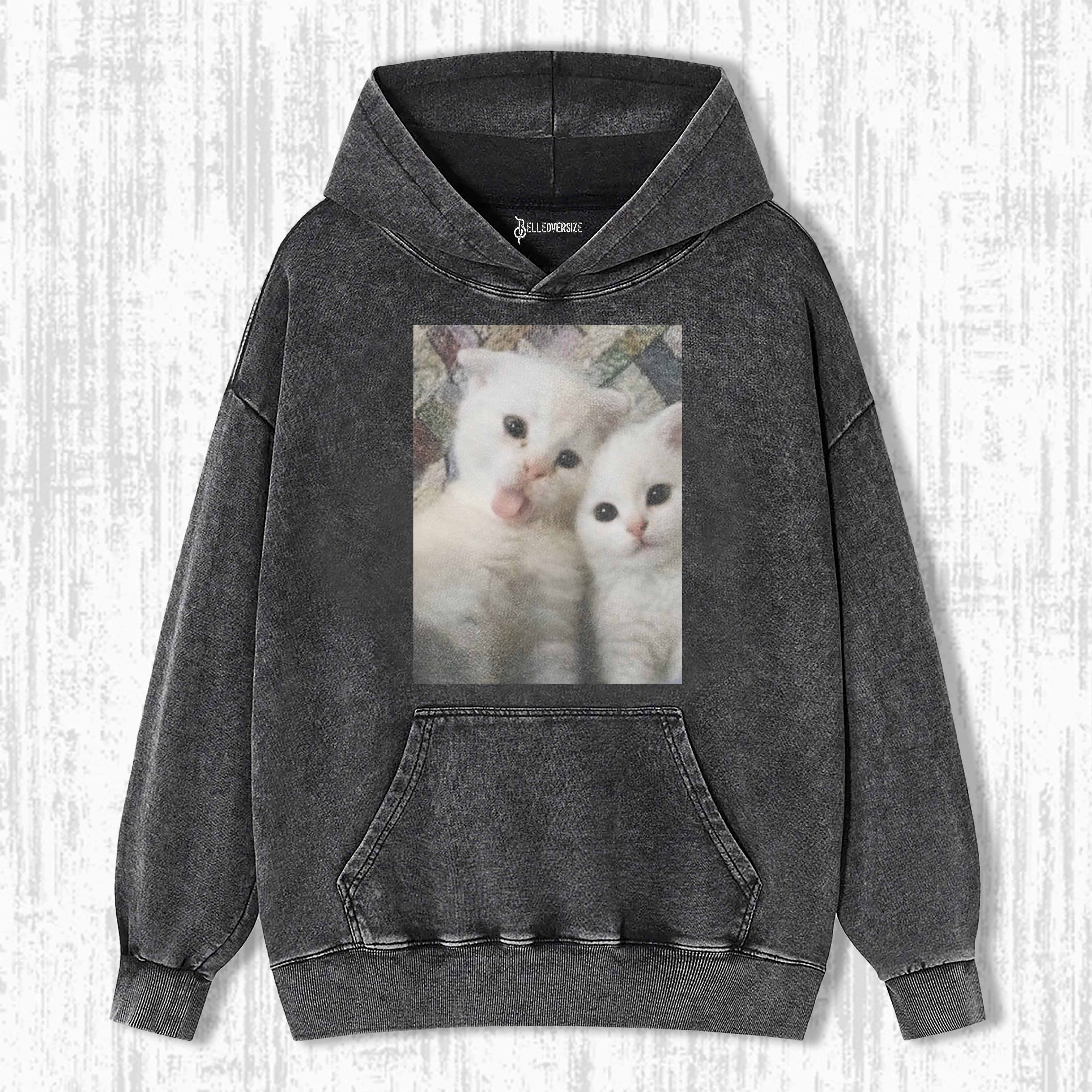WACKY CAT HOODIE 