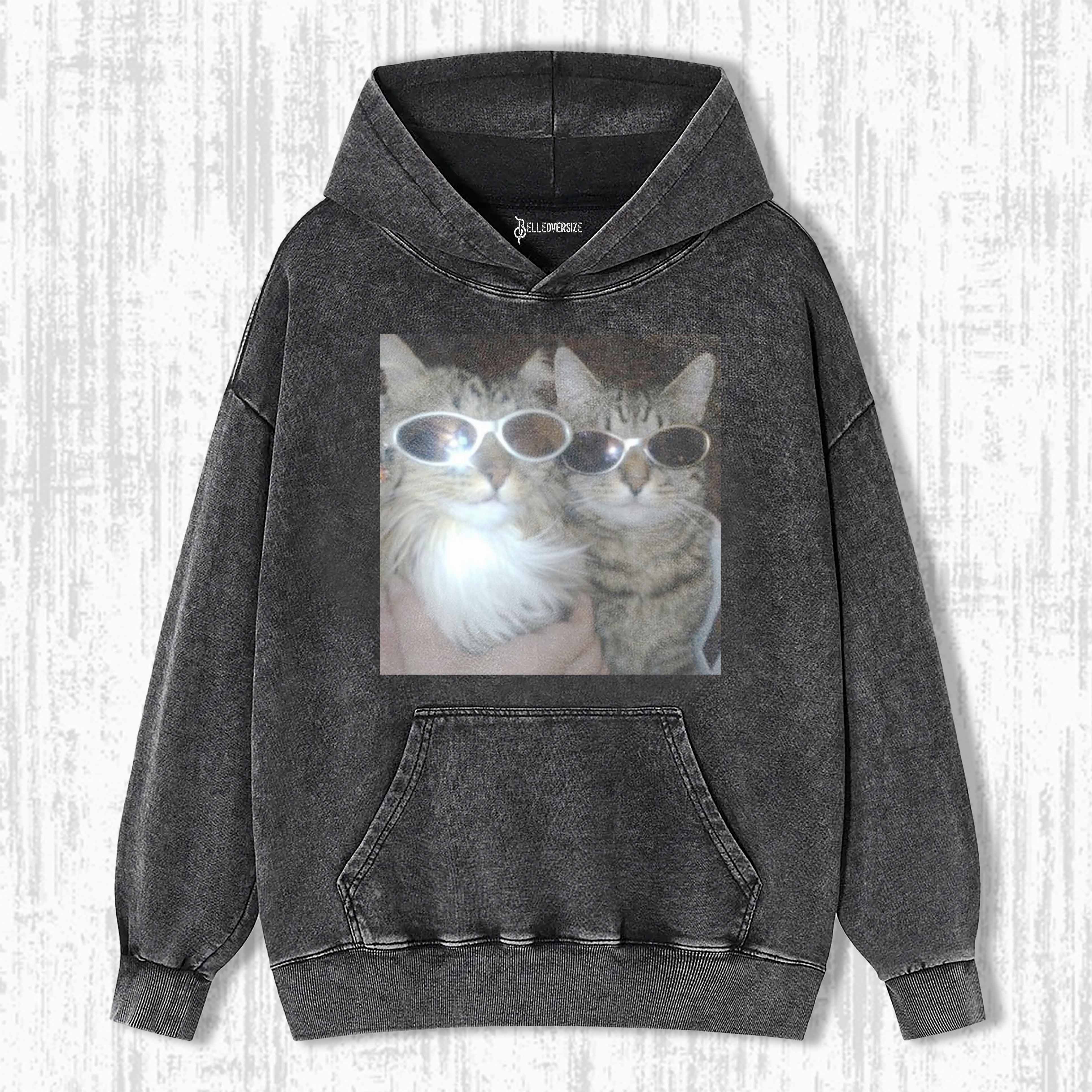 WACKY CAT HOODIE 