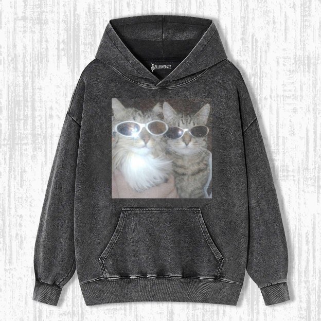 WACKY CAT HOODIE 