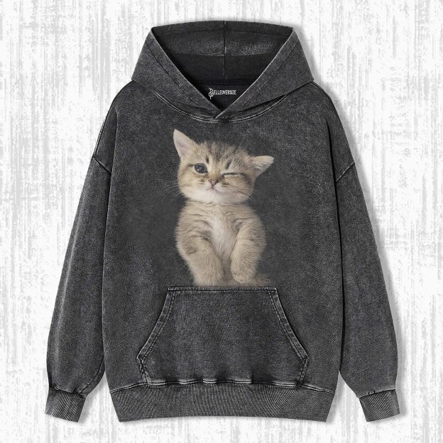 WACKY CAT HOODIE 
