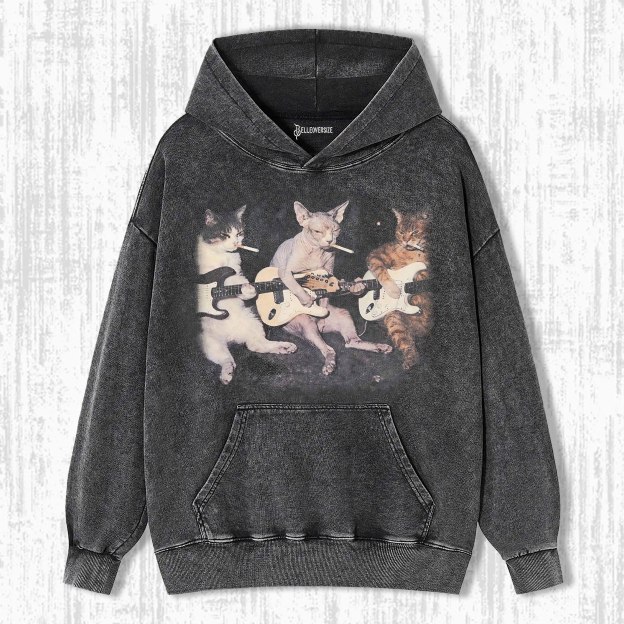 WACKY CAT HOODIE