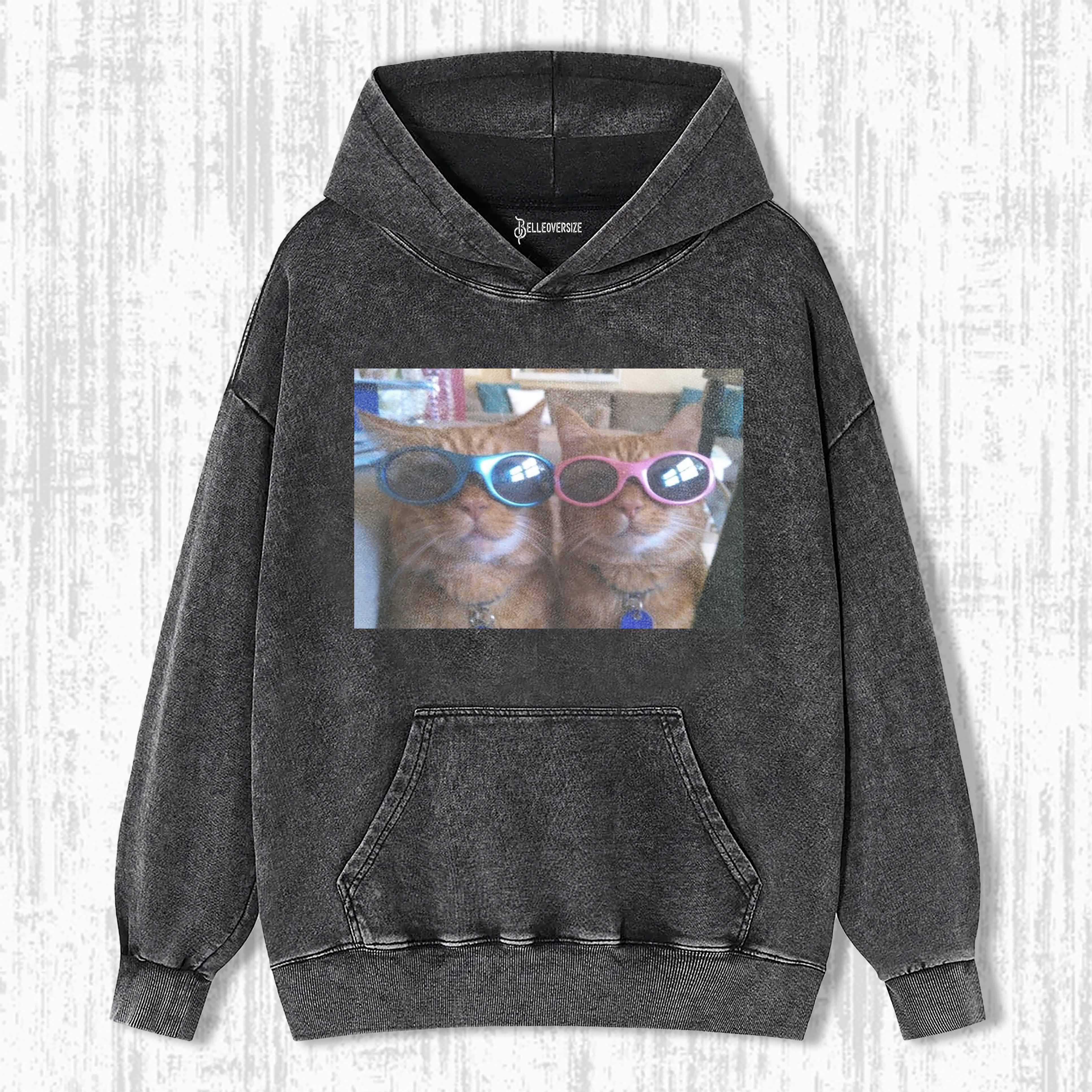 WACKY CAT HOODIE 