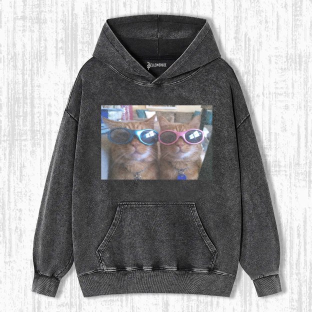 WACKY CAT HOODIE 