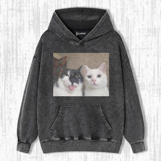 WACKY CAT HOODIE 