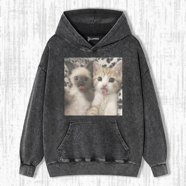 WACKY CAT HOODIE 