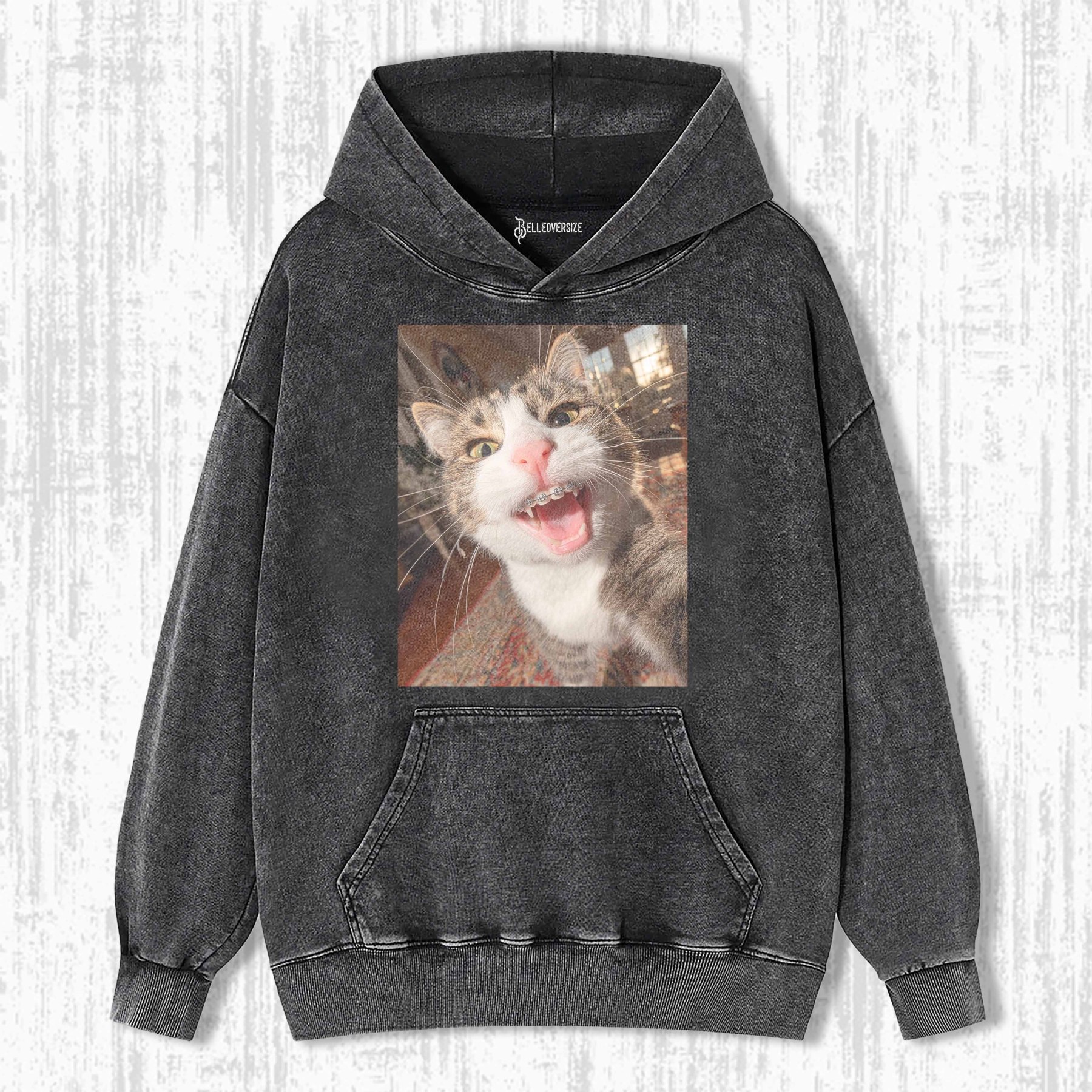 WACKY CAT HOODIE 