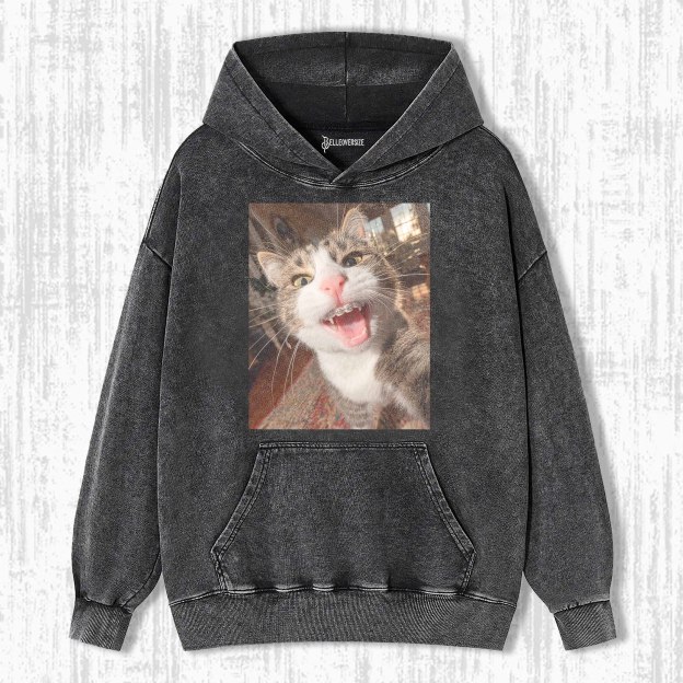 WACKY CAT HOODIE 