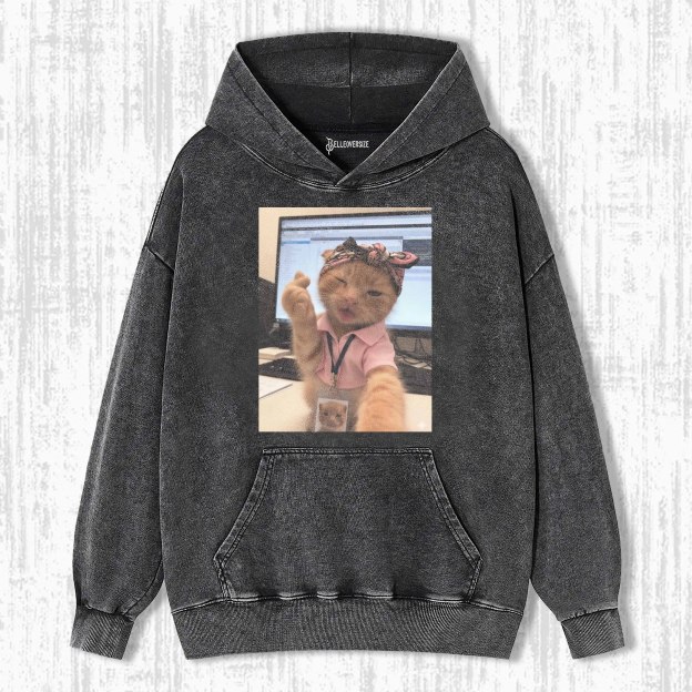 WACKY CAT HOODIE 