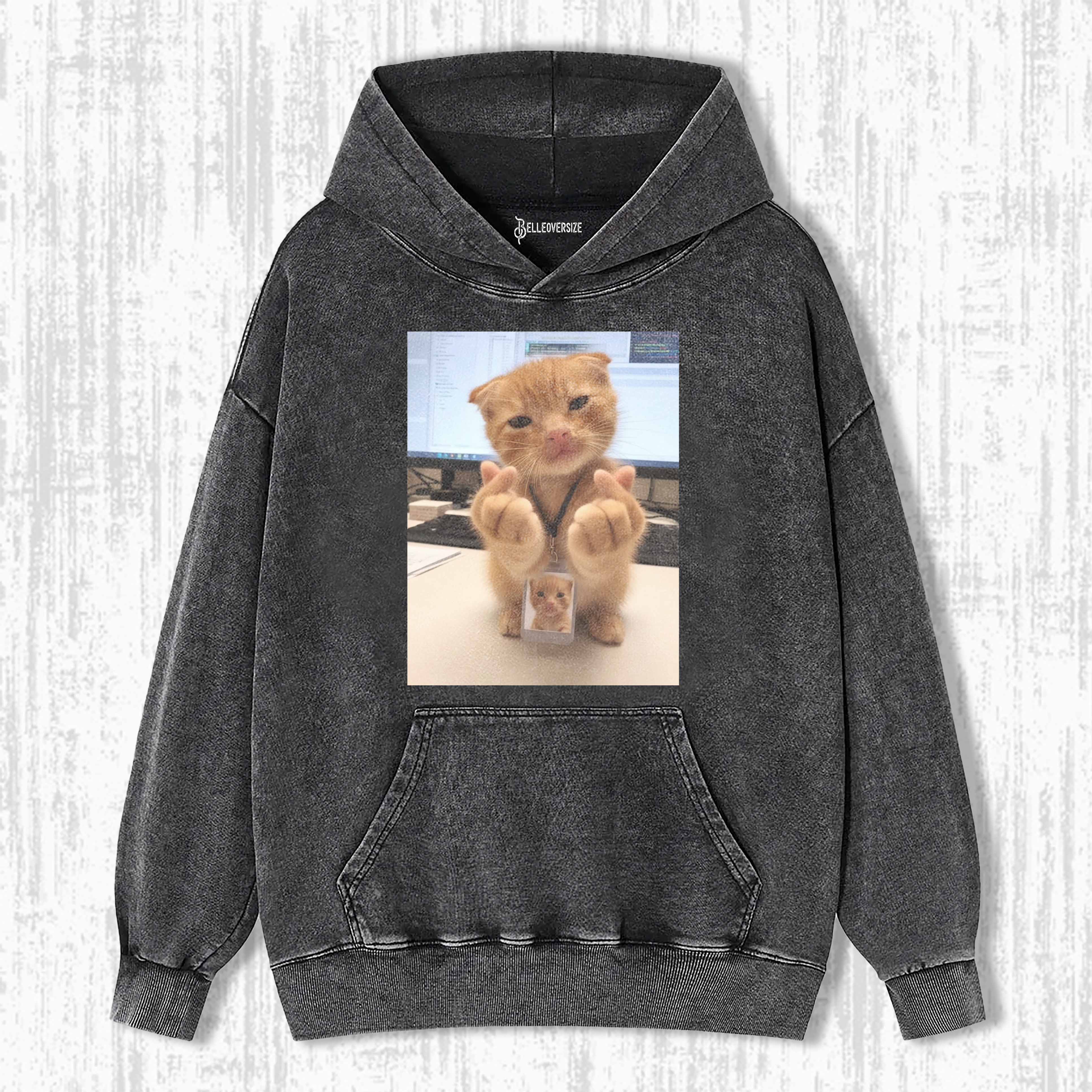 WACKY CAT HOODIE 