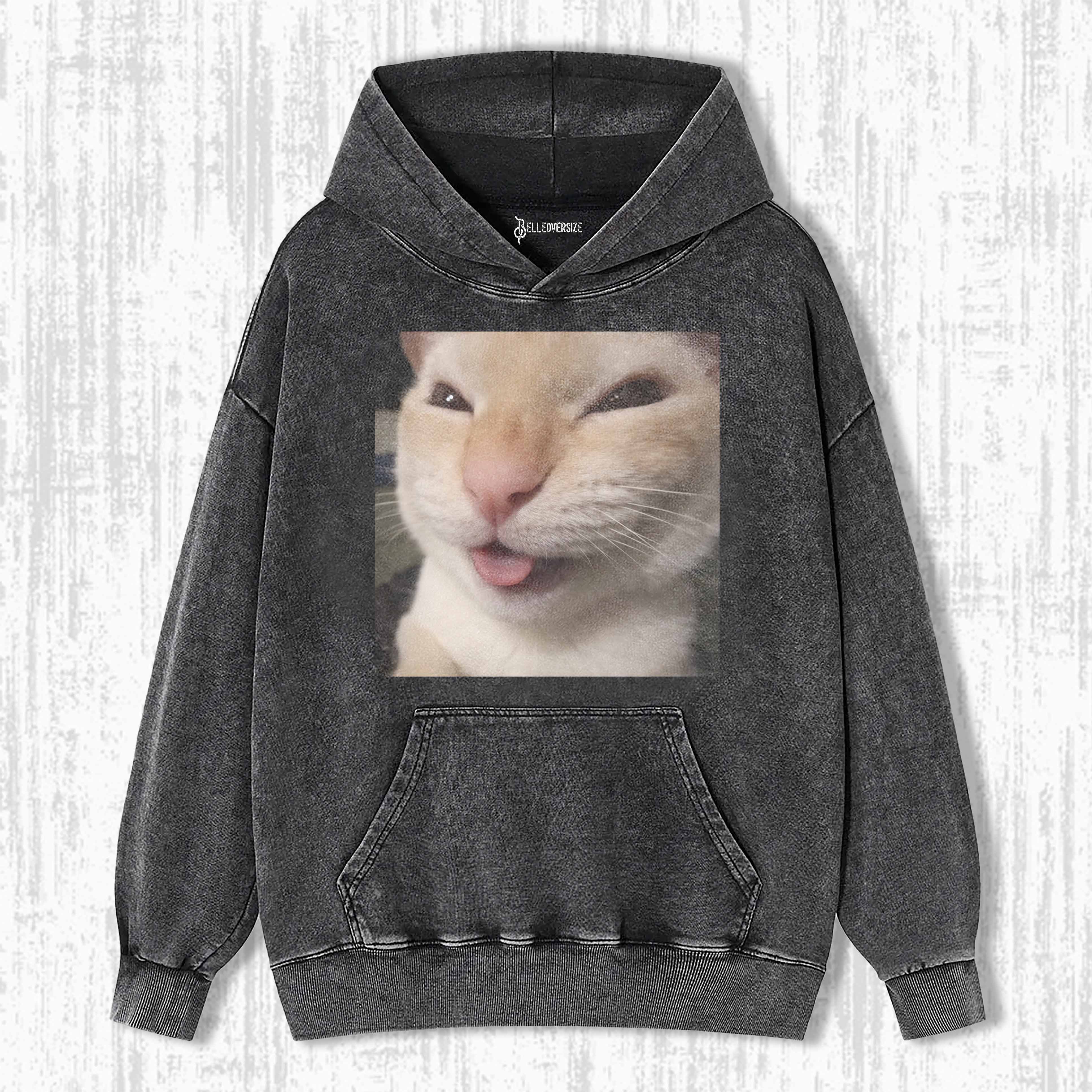 WACKY CAT HOODIE 