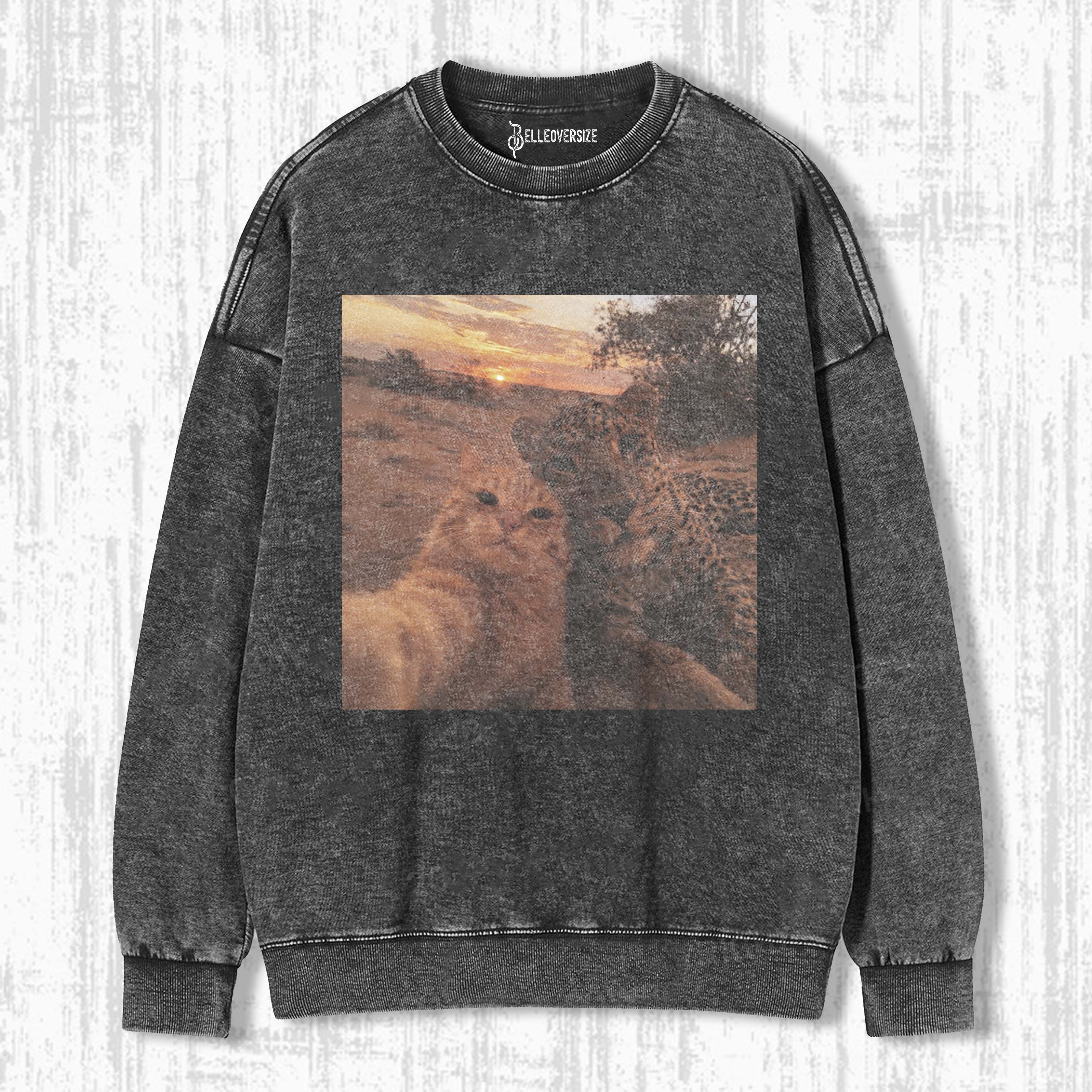 WACKY CAT SWEATSHIRTS