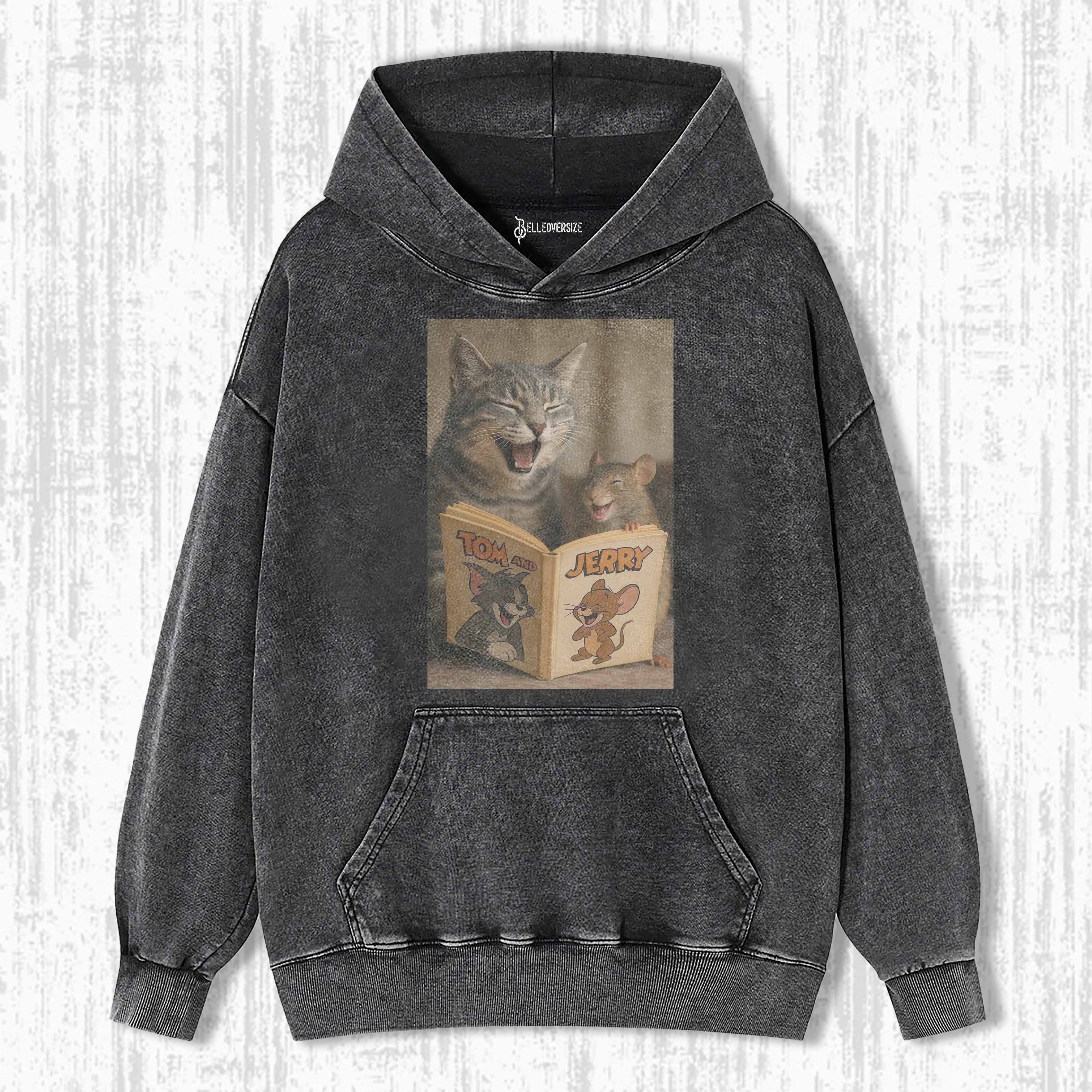 WACKY CAT & MOUSE HOODIE