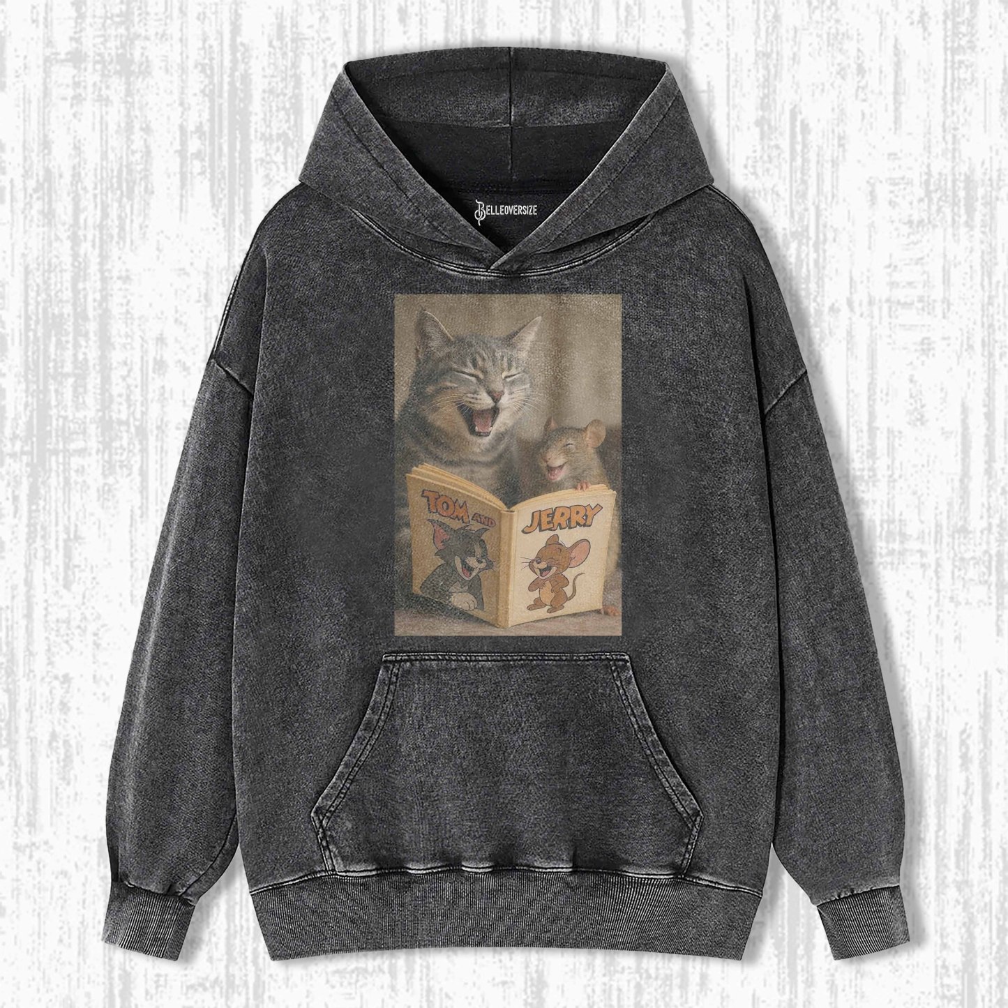 WACKY CAT & MOUSE HOODIE