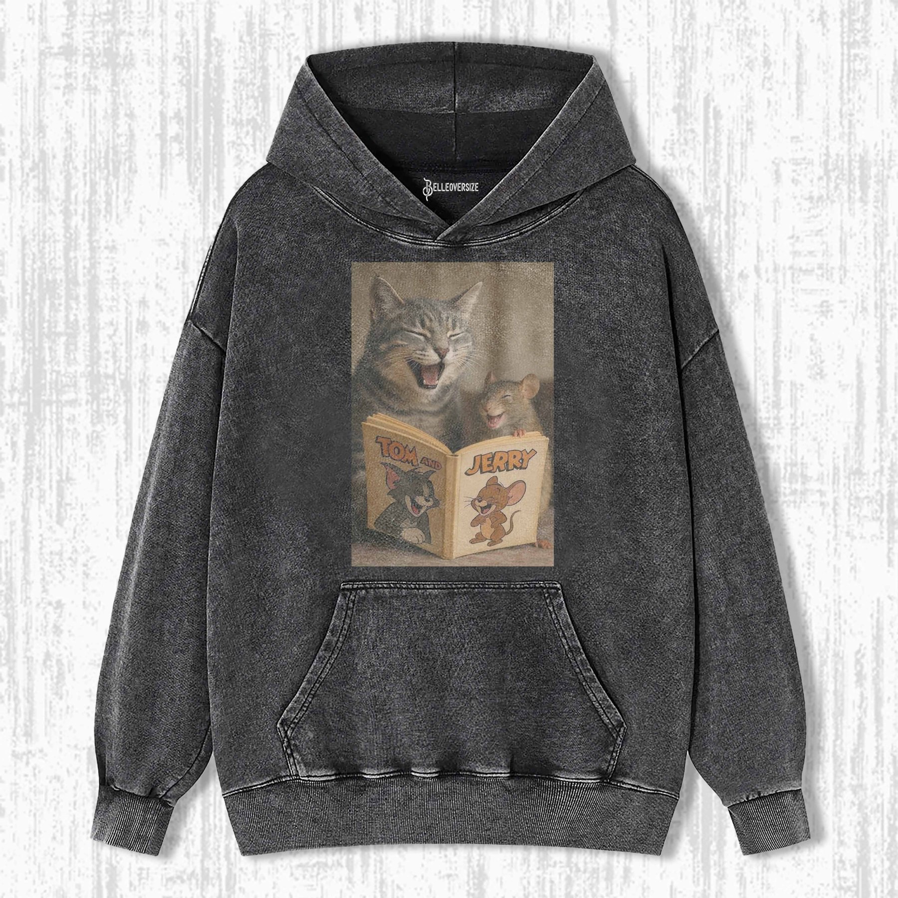 WACKY CAT & MOUSE HOODIE
