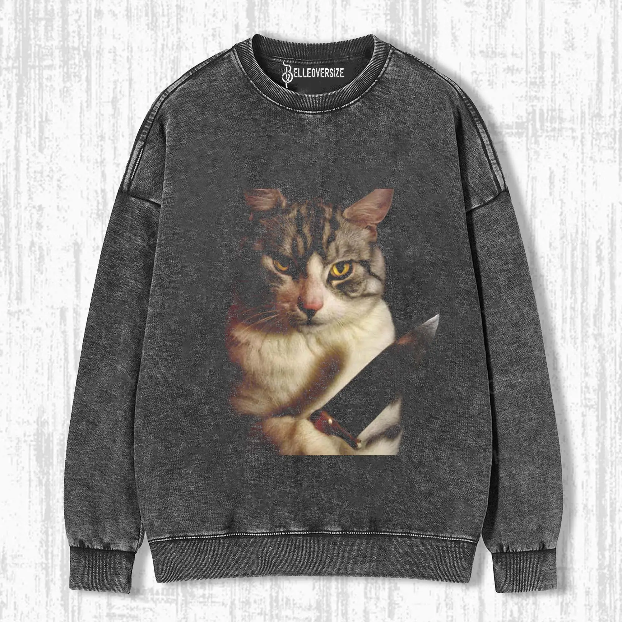 WACKY CAT SWEATSHIRT