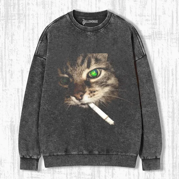 WACKY CAT SWEATSHIRT