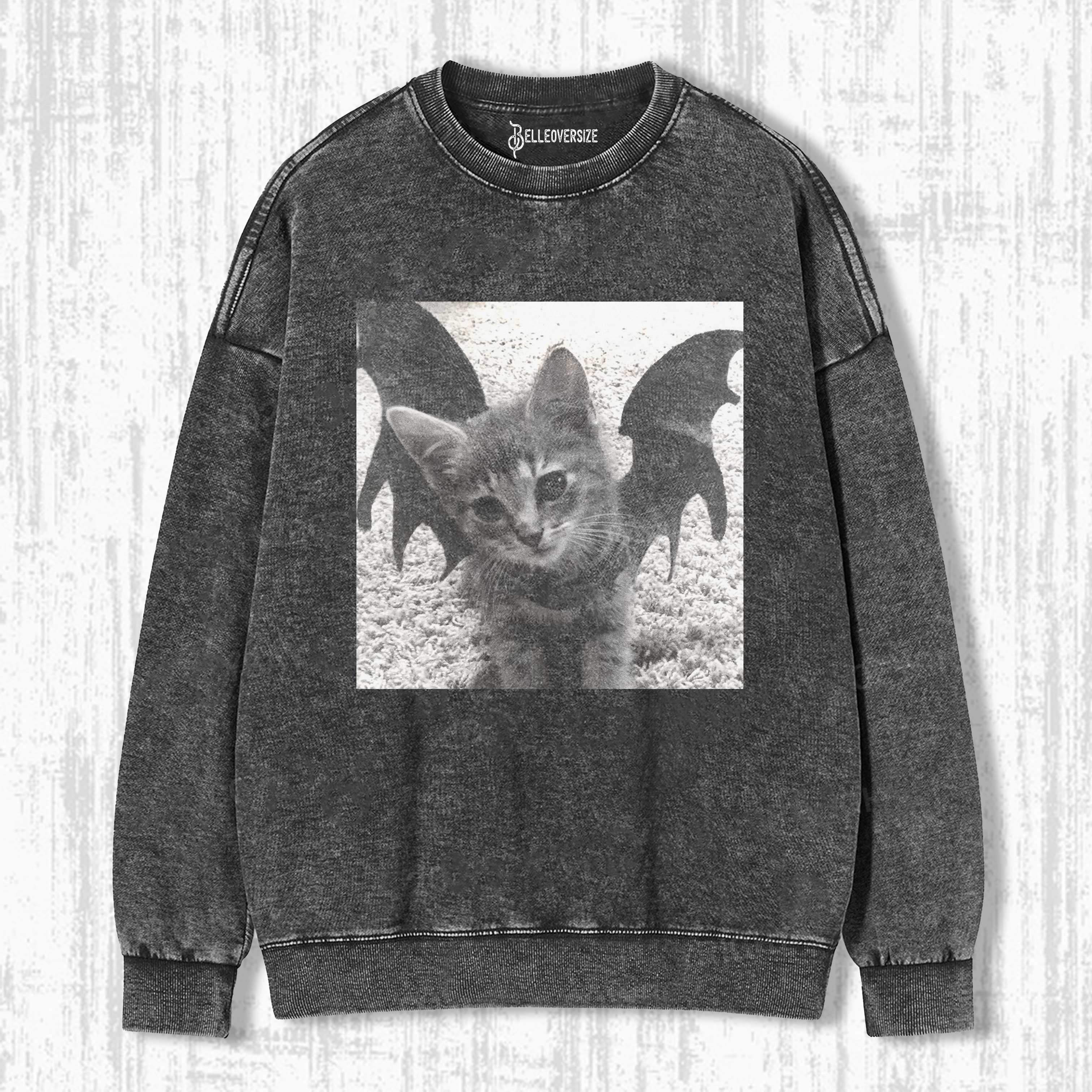 WACKY CAT SWEATSHIRT