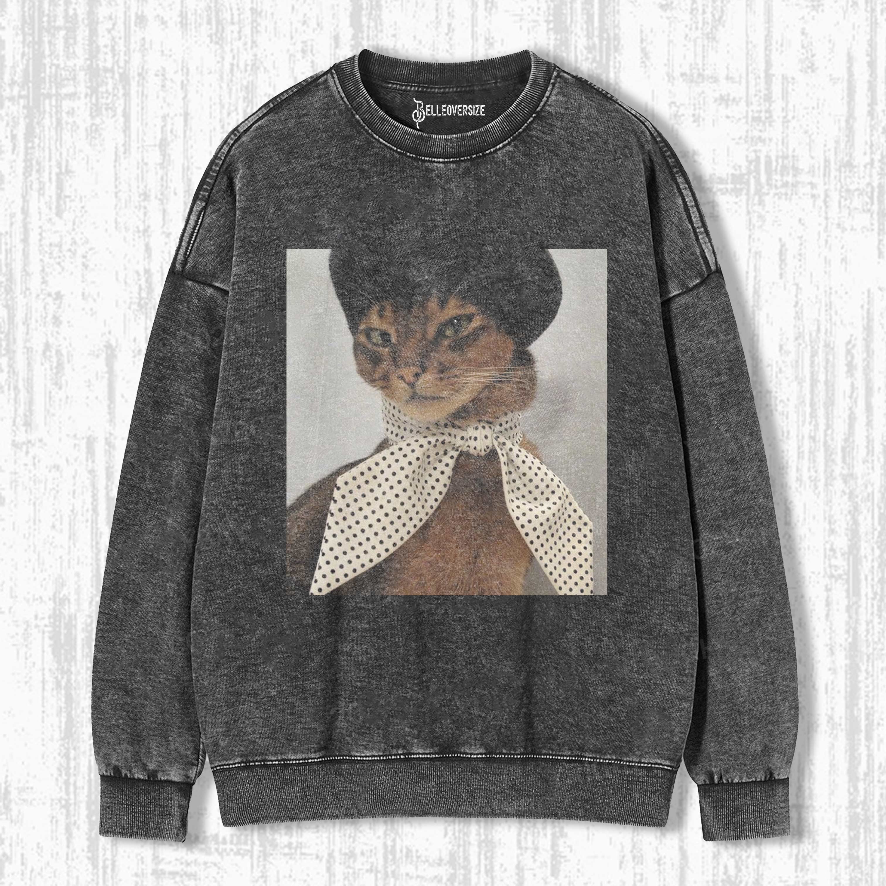 WACKY CAT SWEATSHIRT
