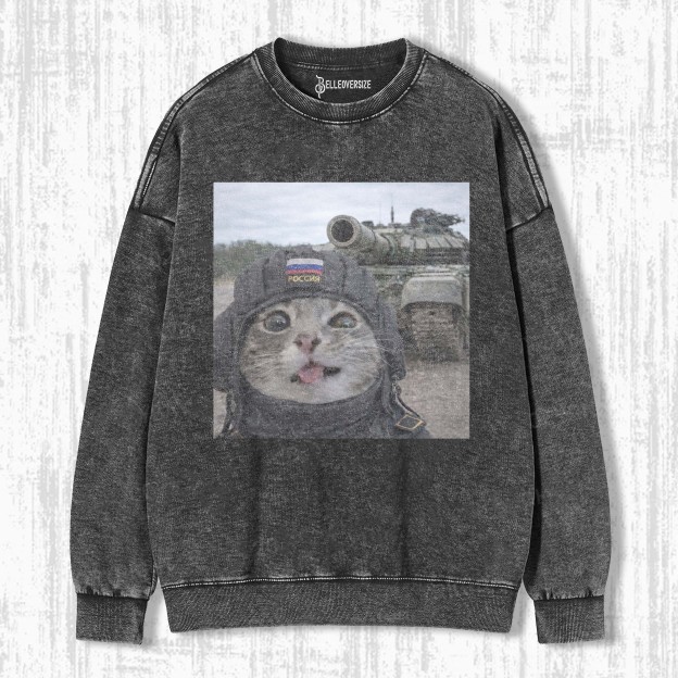 WACKY CAT SWEATSHIRTS 