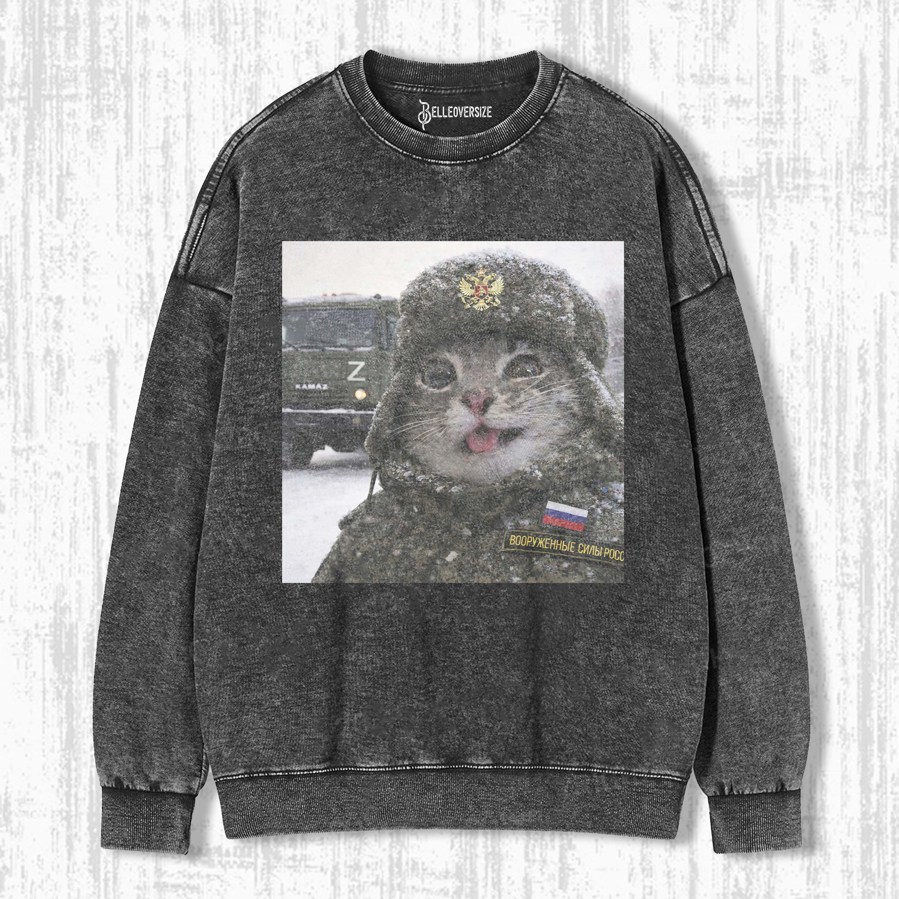WACKY CAT SWEATSHIRTS 