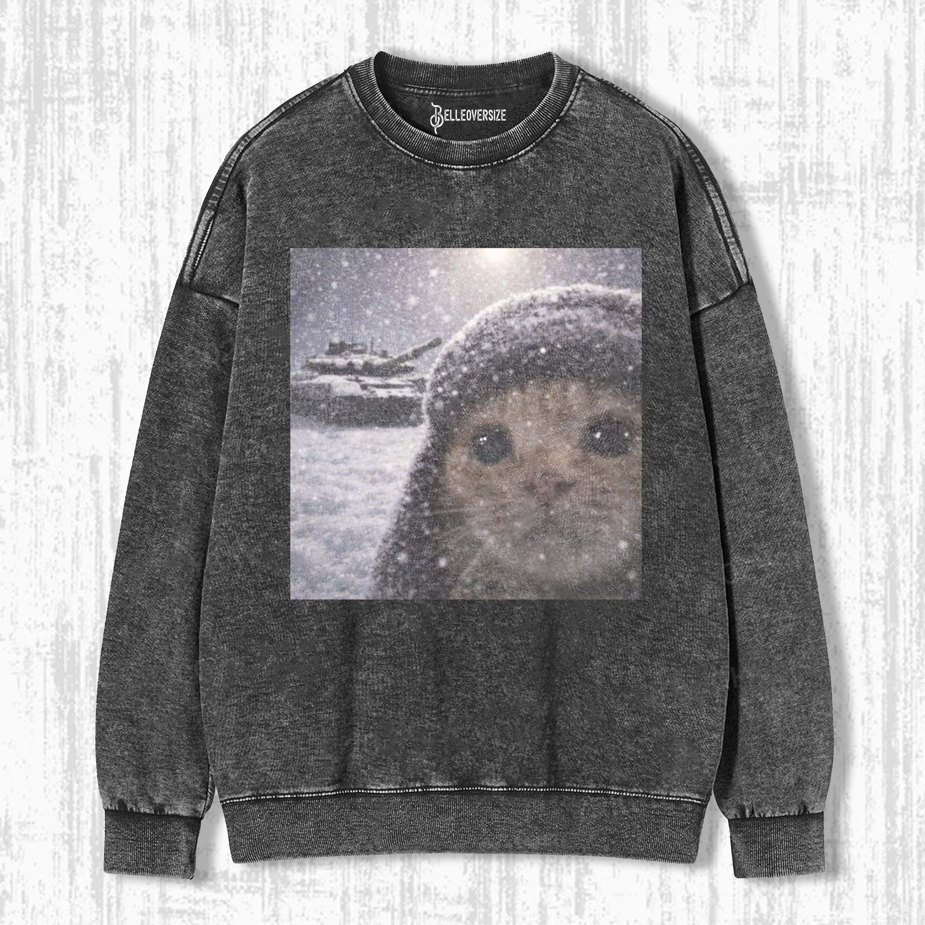 WACKY CAT SWEATSHIRTS 