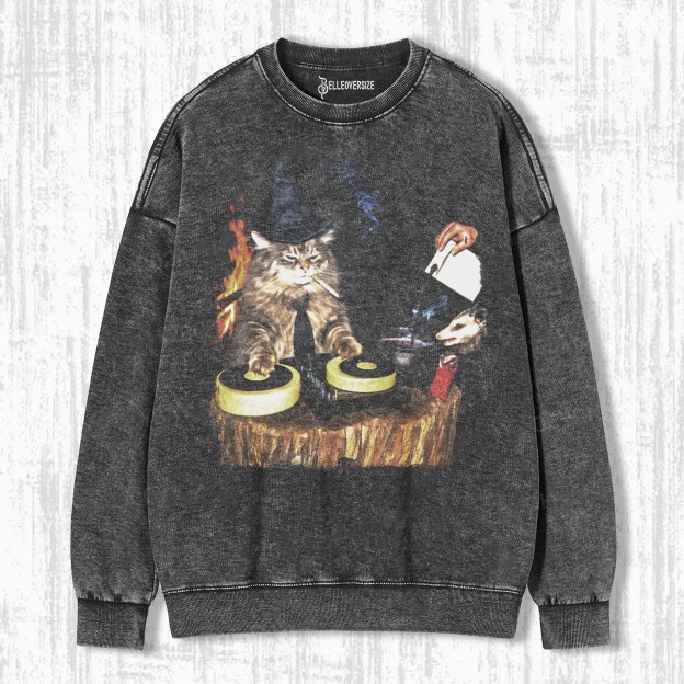 WACKY CAT SWEATSHIRTS