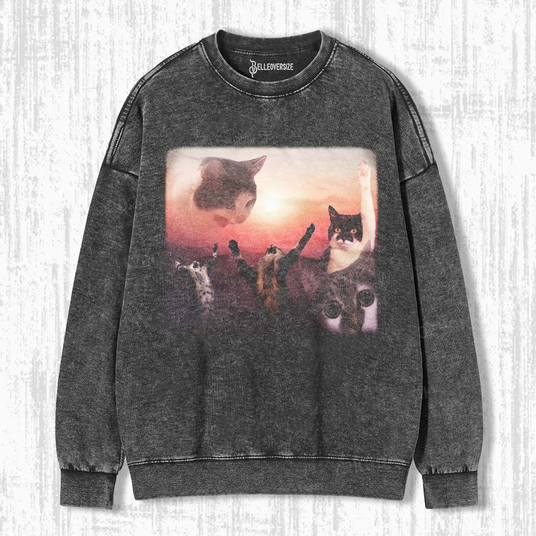 WACKY CAT SWEATSHIRTS