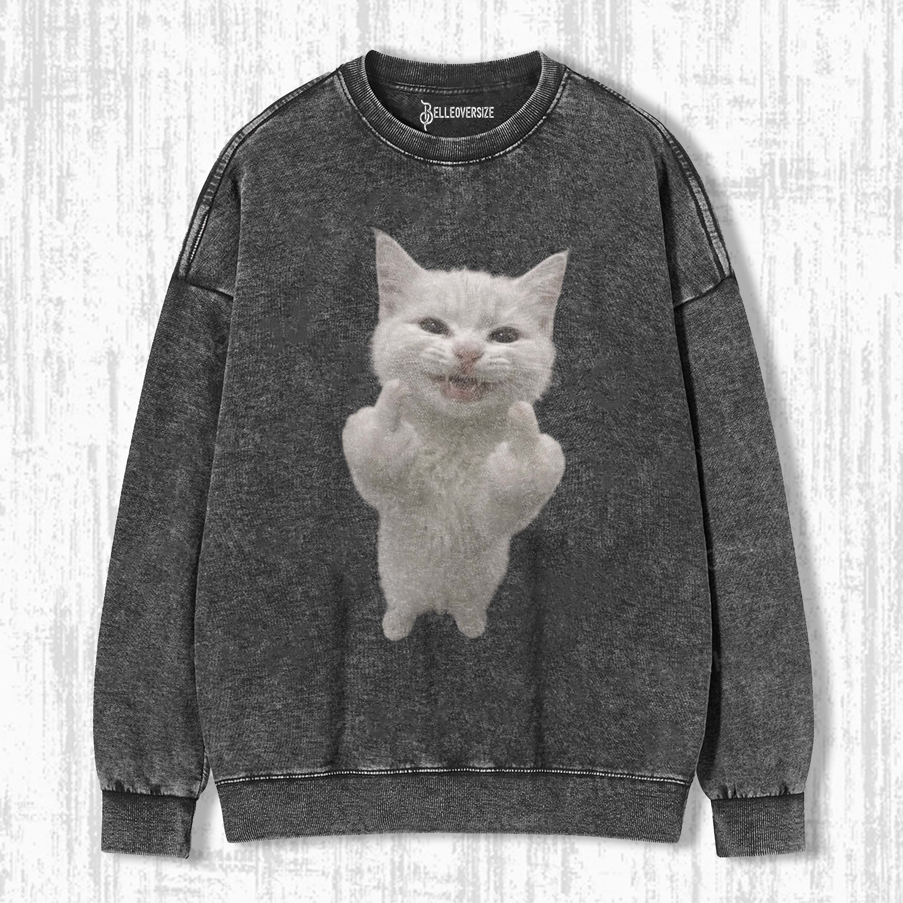 WACKY CAT SWEATSHIRTS