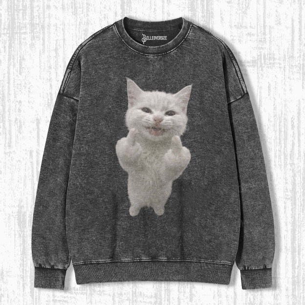 WACKY CAT SWEATSHIRTS