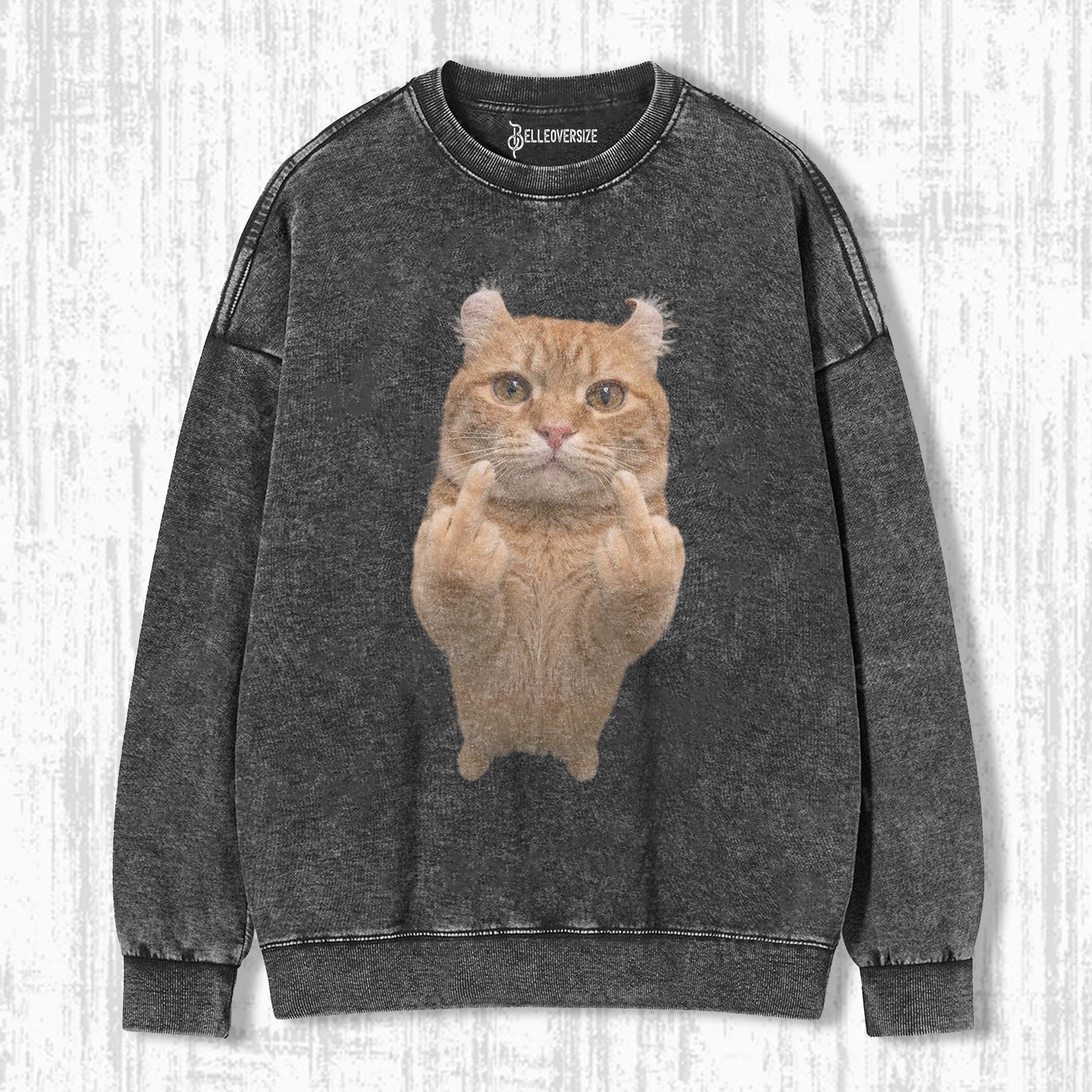 WACKY CAT SWEATSHIRTS
