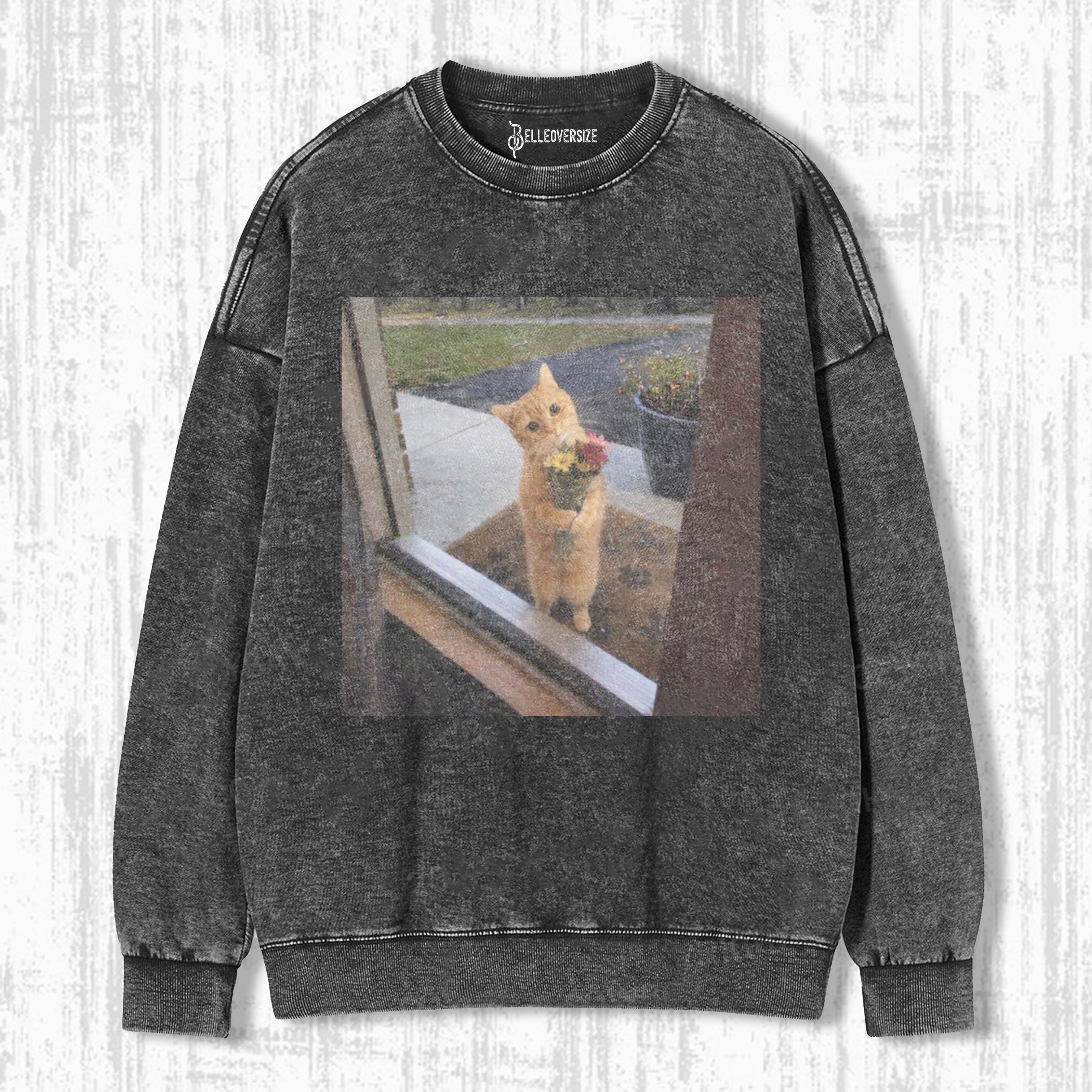 WACKY CAT SWEATSHIRTS