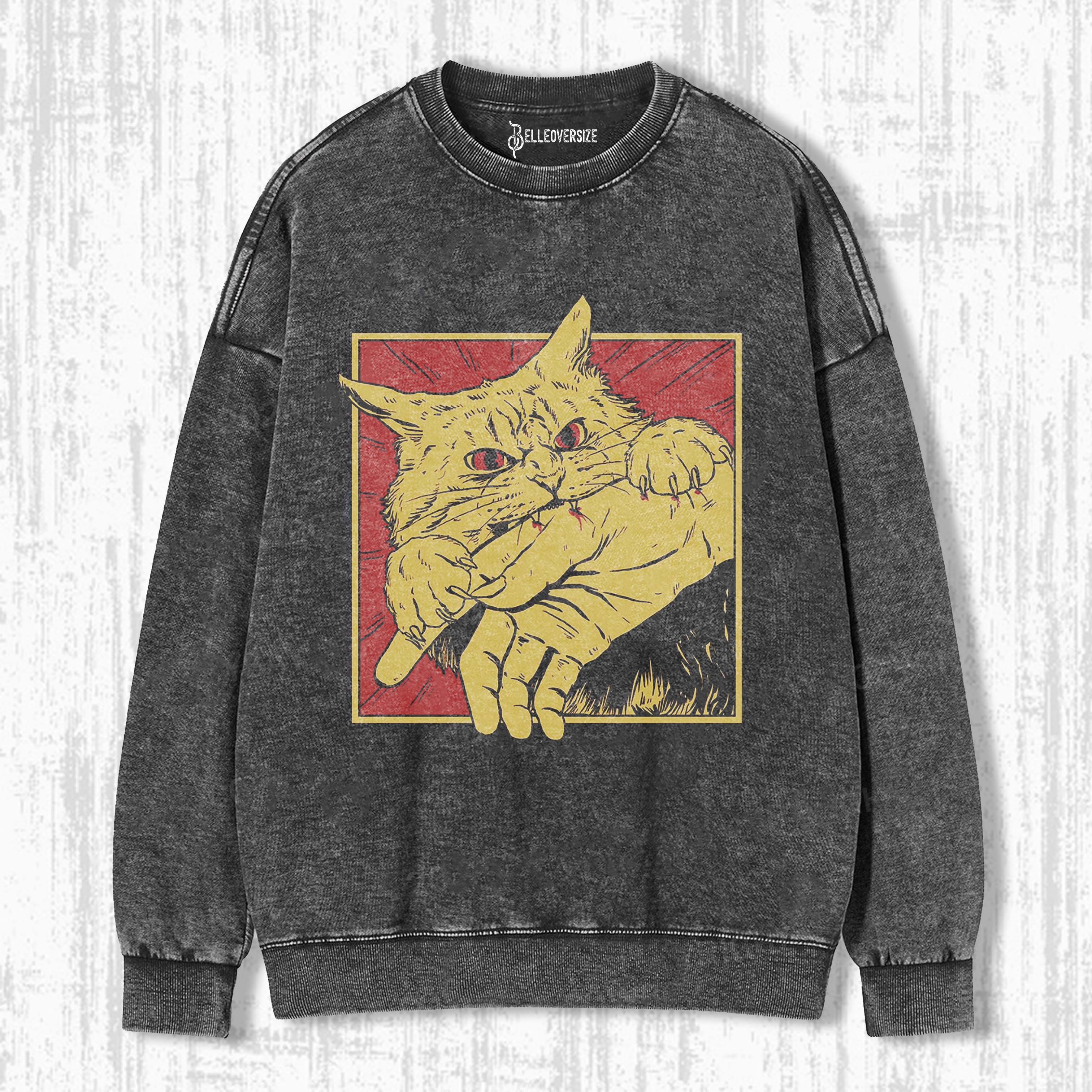 WACKY CAT SWEATSHIRTS