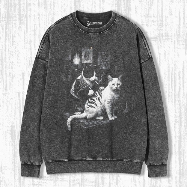 WACKY CAT SWEATSHIRTS