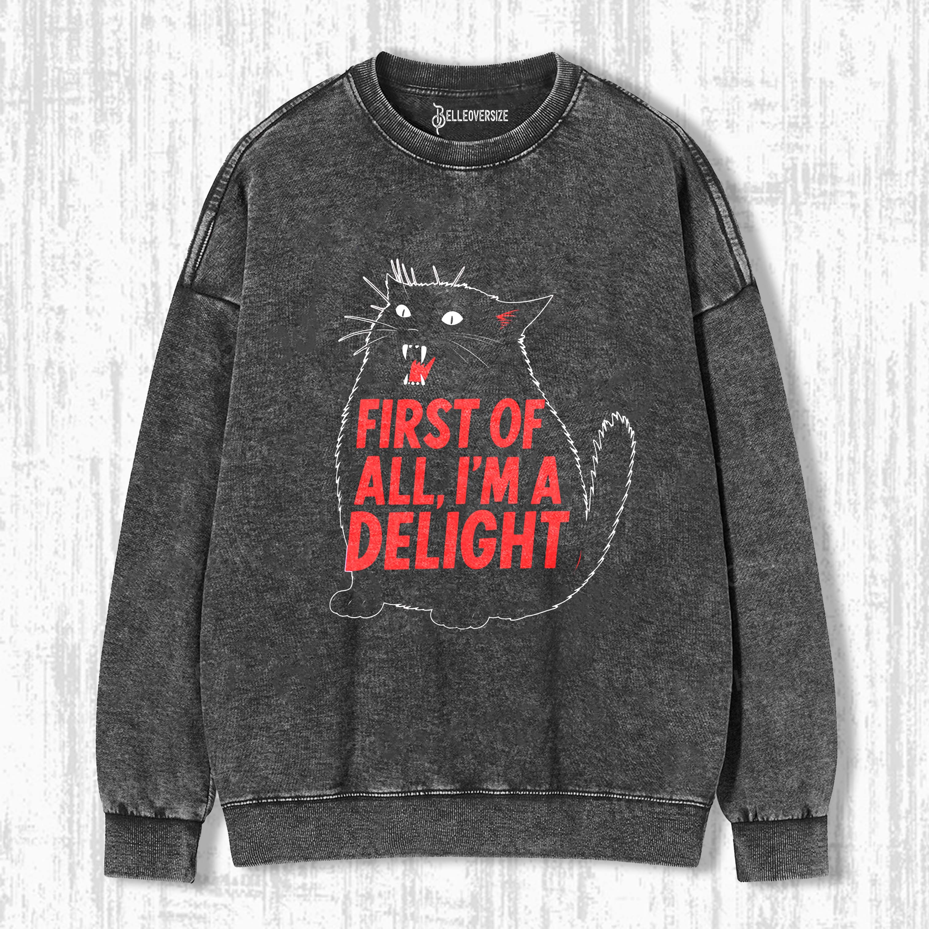 WACKY CAT SWEATSHIRTS