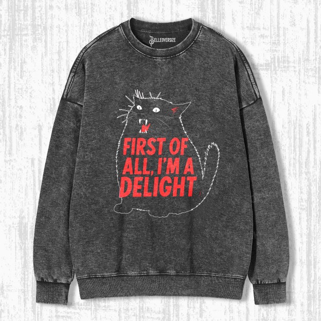WACKY CAT SWEATSHIRTS