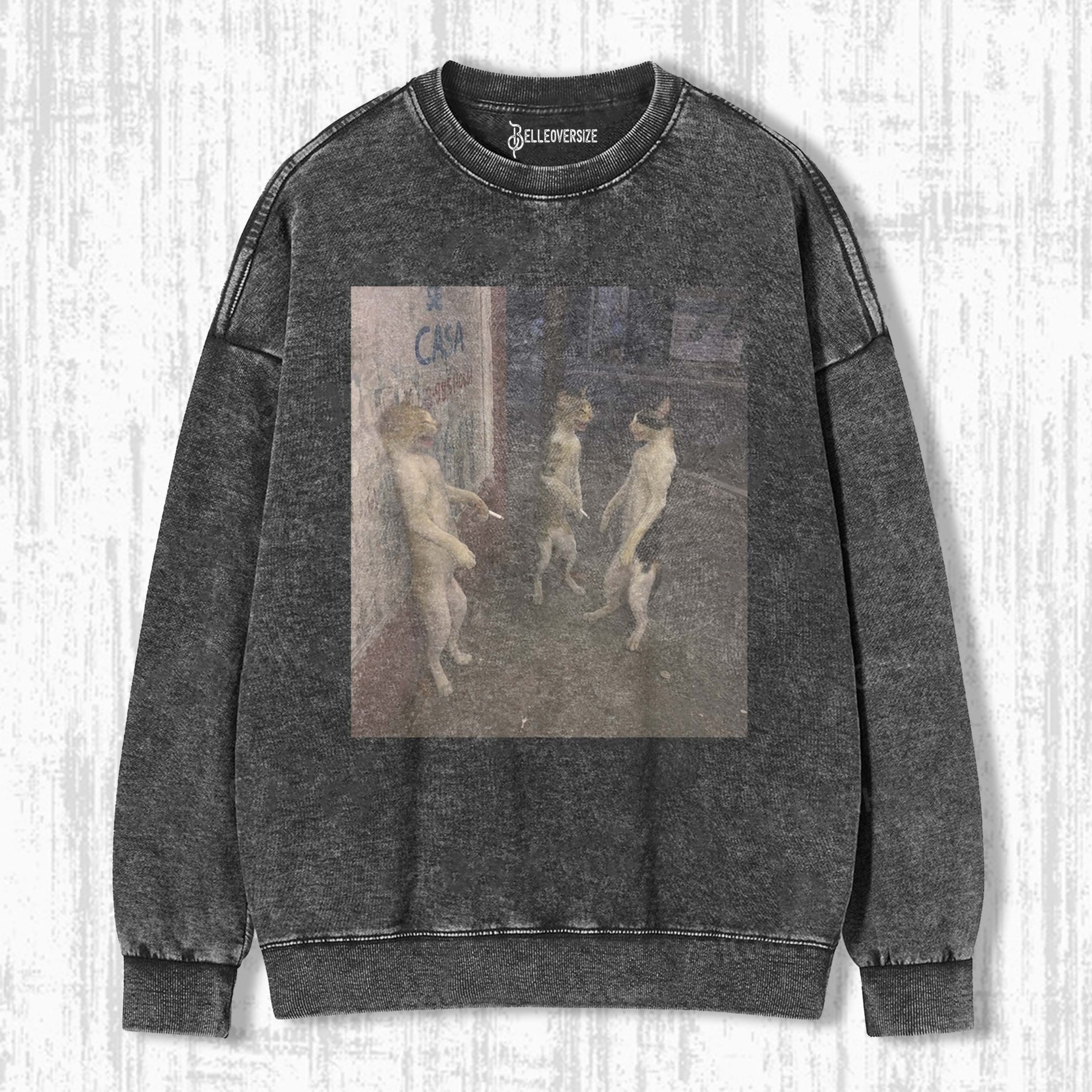 WACKY CAT SWEATSHIRTS